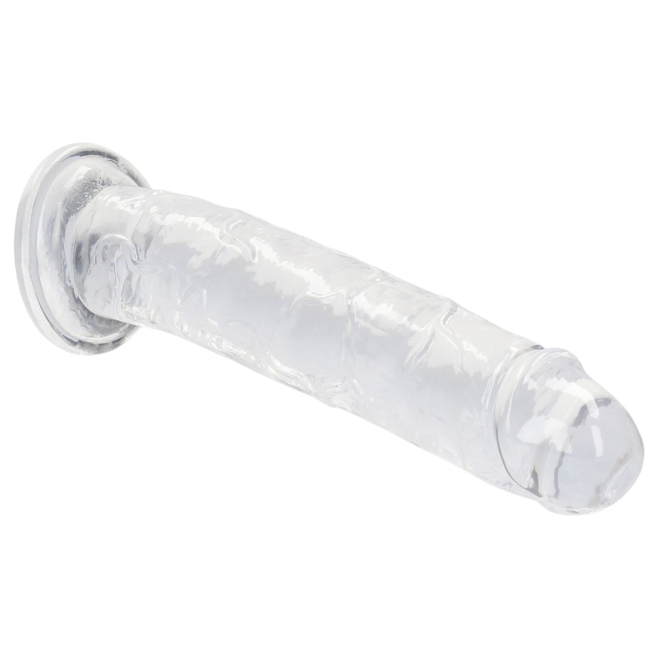 RealRock - élethű dildó tapadókoronggal (átlátszó) - 12,7 cm RealRock - élethű dildó tapadókoronggal (átlátszó) - 12,7 cm