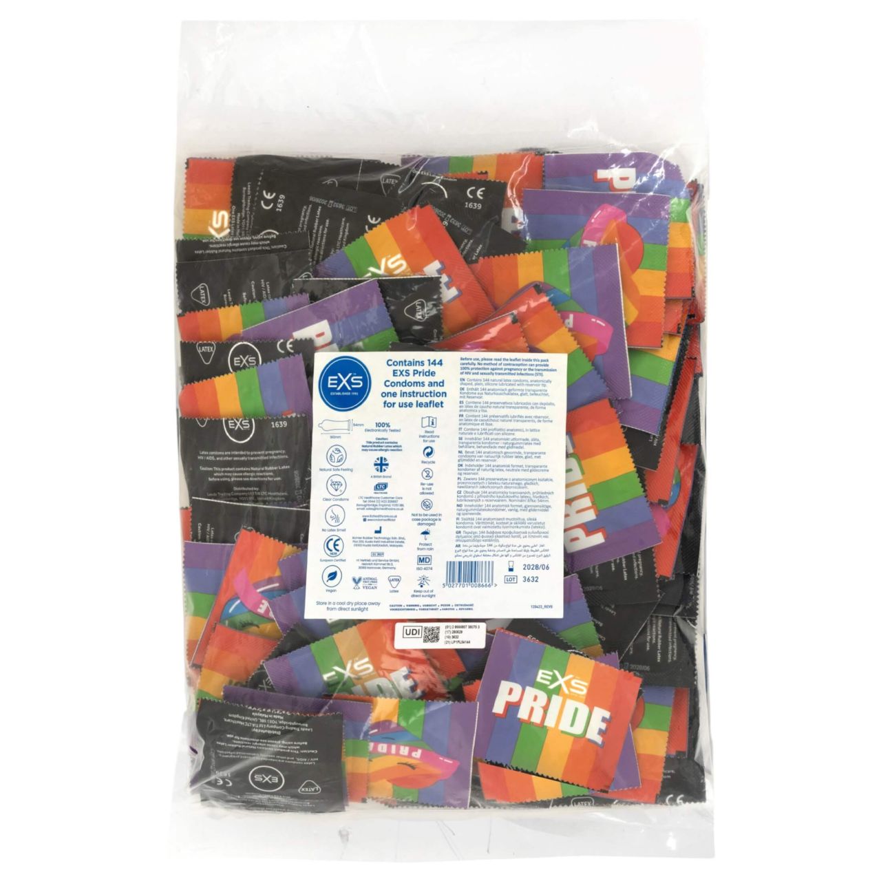 EXS Pride - latex óvszer (144 db)