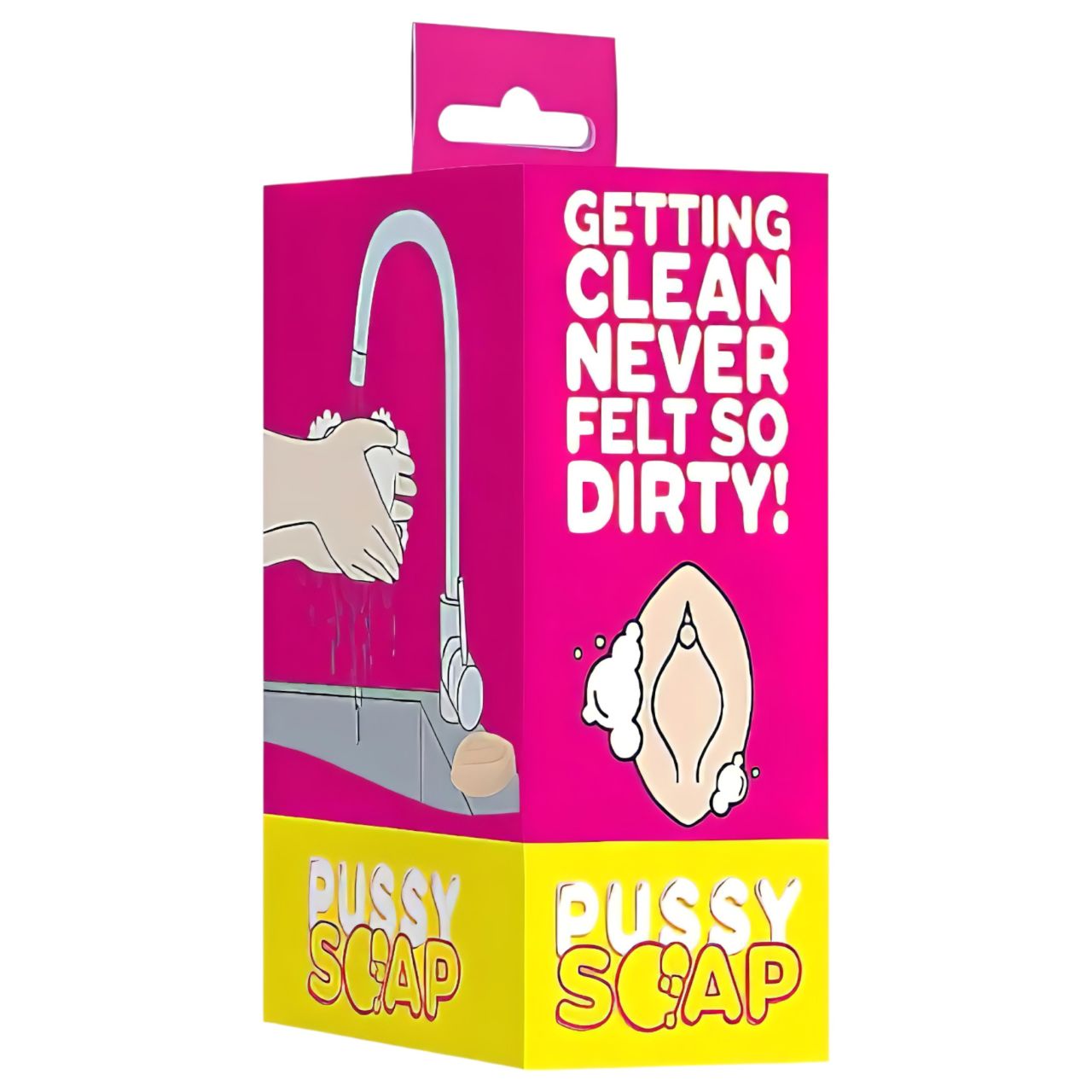 S-Line Pussy - natúr vagina formájú tréfás szappan (140 g)