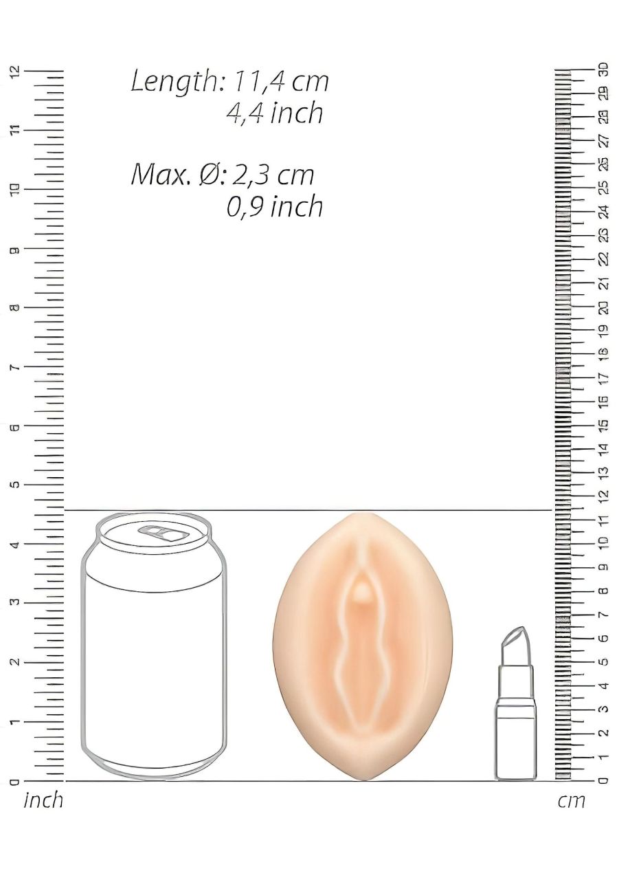 S-Line Pussy - natúr vagina formájú tréfás szappan (140 g)