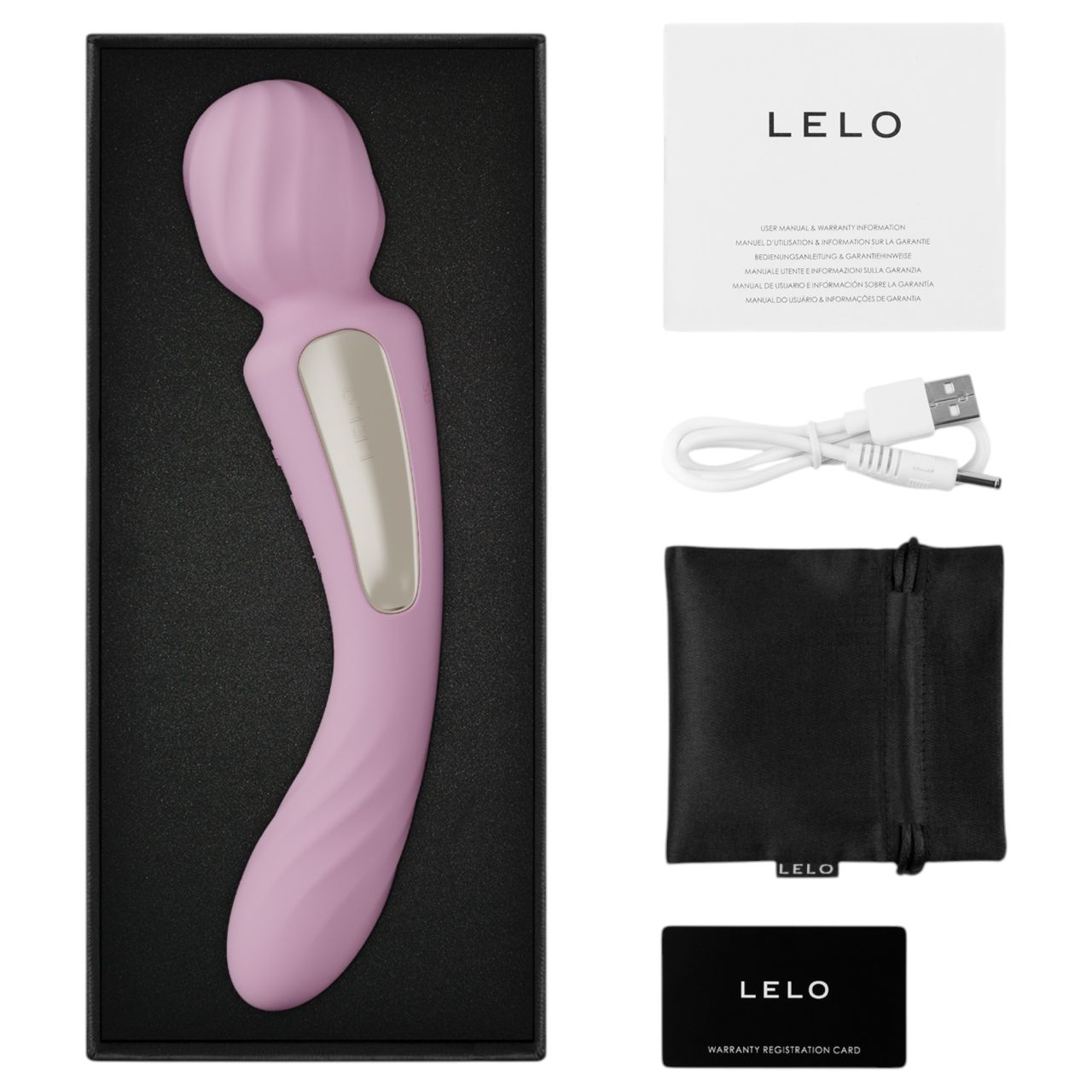 LELO Switch - wand masszírozó vibrátor (pink) LELO Switch - wand masszírozó vibrátor (pink)