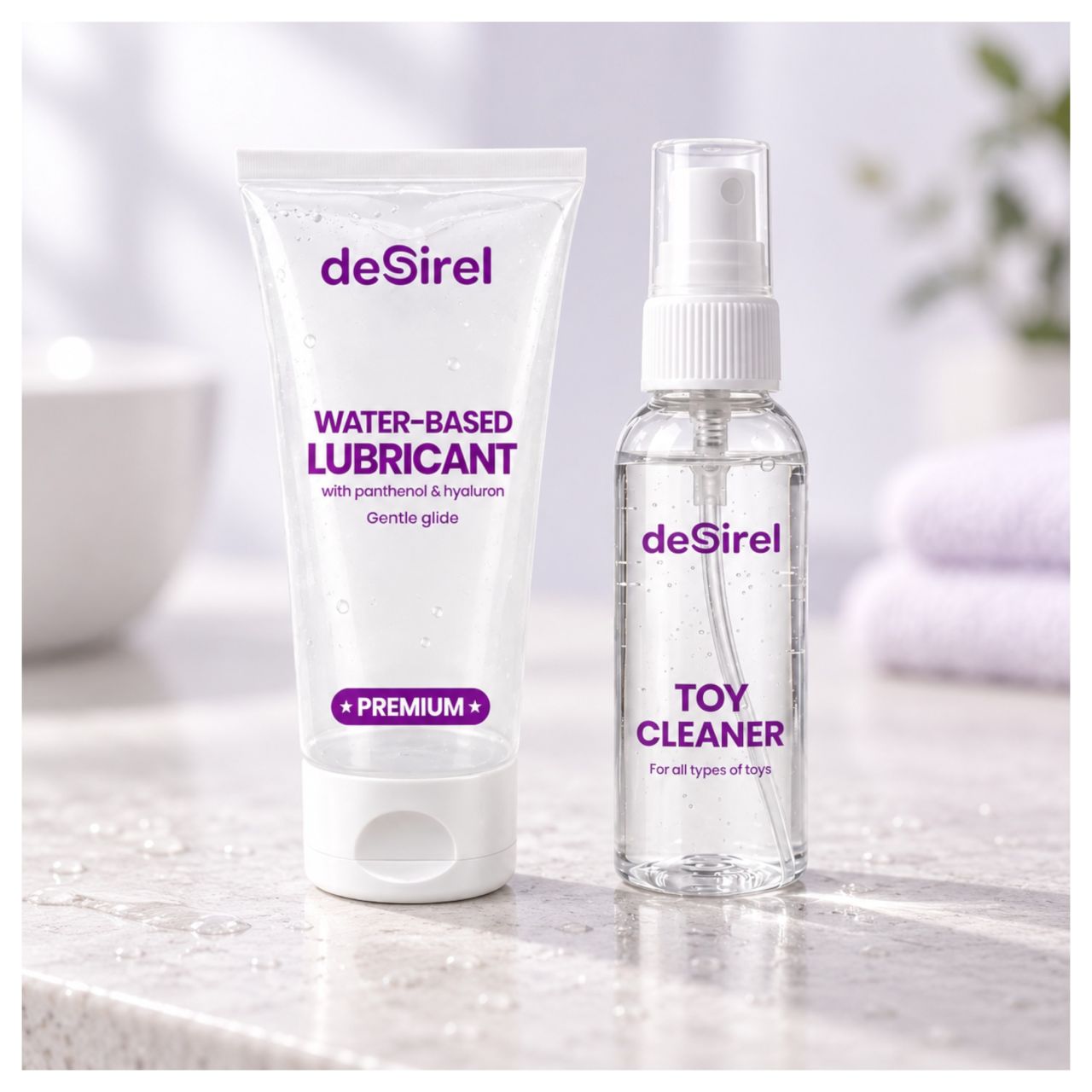 Desirel tisztító és síkosító (2 × 50 ml) Desirel tisztító és síkosító (2 × 50 ml)