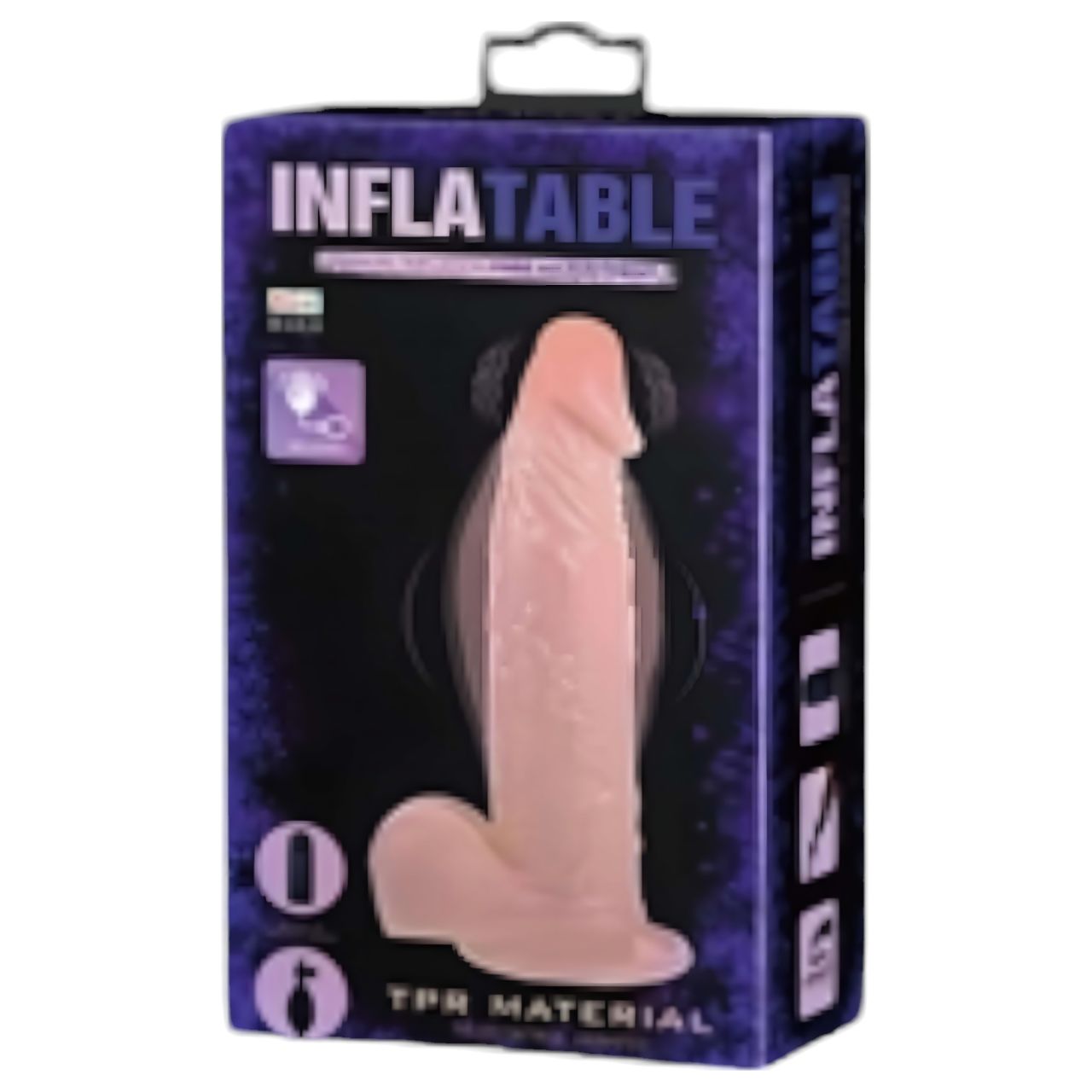 Baile Inflatable - felfújható élethű vibrátor (testszínű) Baile Inflatable - felfújható élethű vibrátor (testszínű)