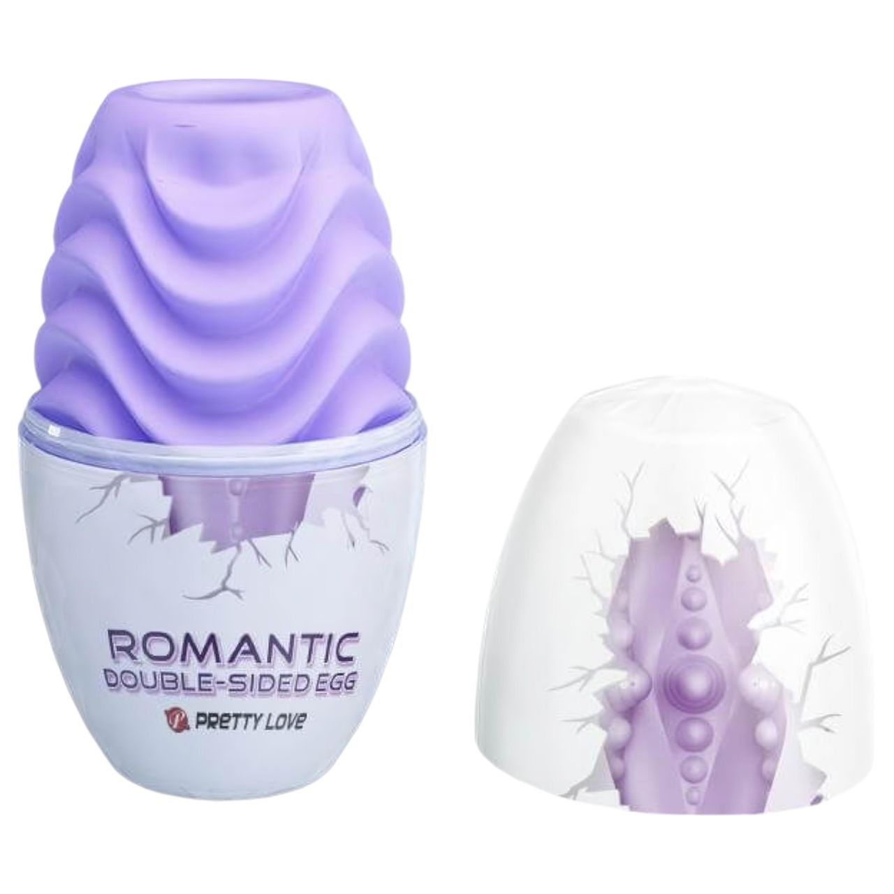 / Pretty Love Romantic - maszturbátor tojás férfiaknak - 1 db (lila) / Pretty Love Romantic - maszturbátor tojás férfiaknak - 1 db (lila)