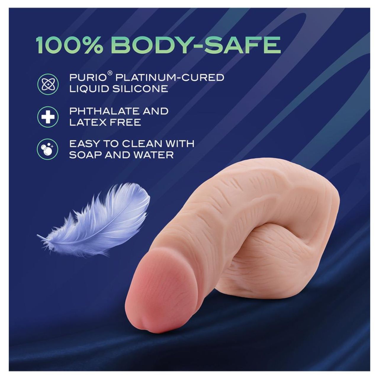 Blush UrSelf Affirm - élethű packer testszínű műpénisz (13 cm) Blush UrSelf Affirm - élethű packer testszínű műpénisz (13 cm)