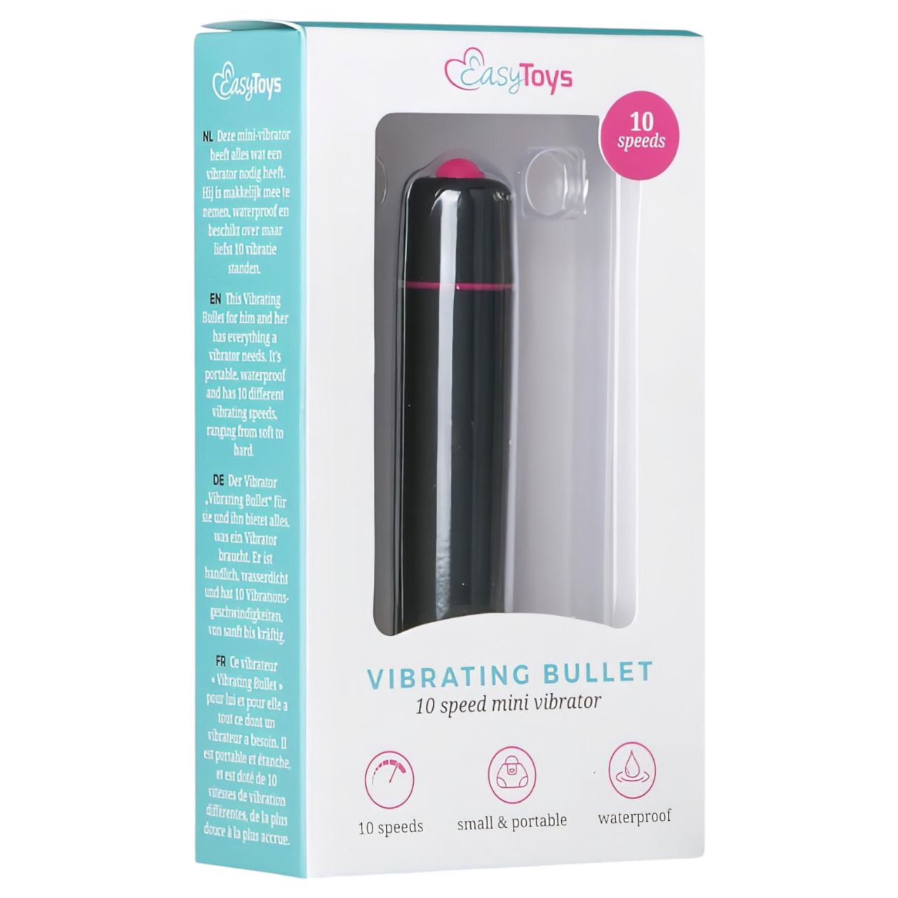 EasyToys Bullet - rúdvibrátor (fekete) EasyToys Bullet - rúdvibrátor (fekete)