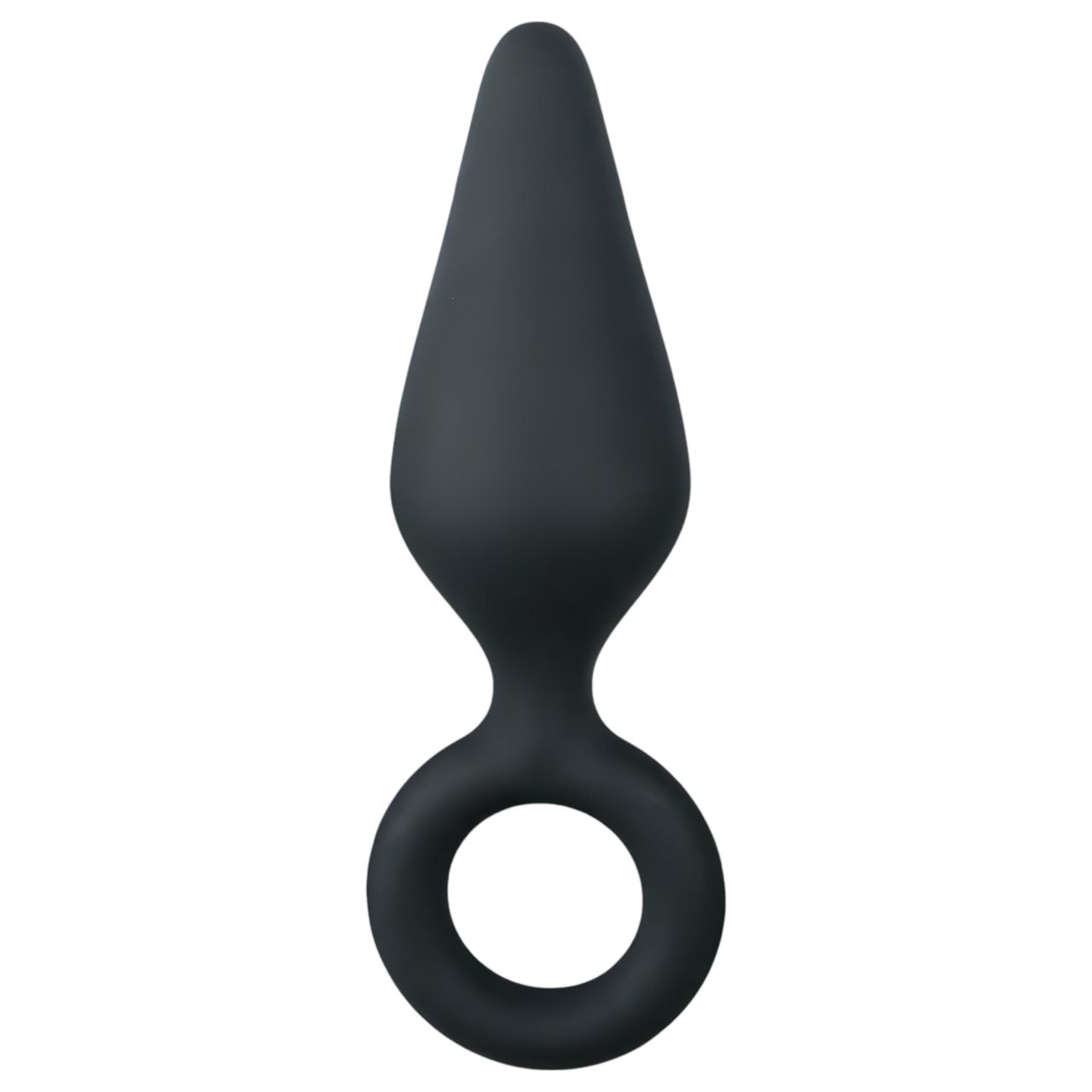 EasyToys Pointy Plug - gyűrűs anál plug - közepes (fekete) EasyToys Pointy Plug - gyűrűs anál plug - közepes (fekete)