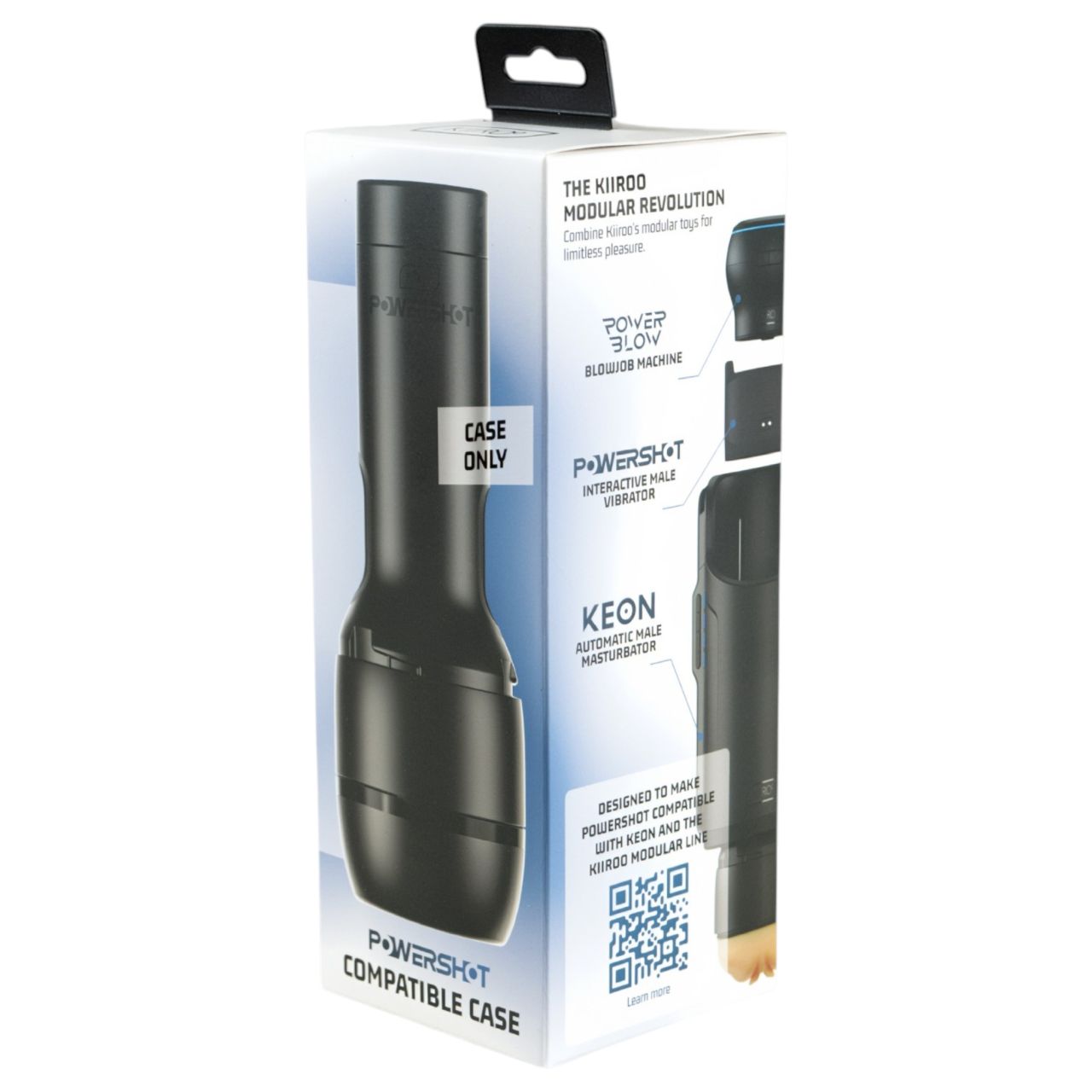 Kiiroo PowerShot kompatibilis maszturbátor tok férfiaknak (fekete) Kiiroo PowerShot kompatibilis maszturbátor tok férfiaknak (fekete)