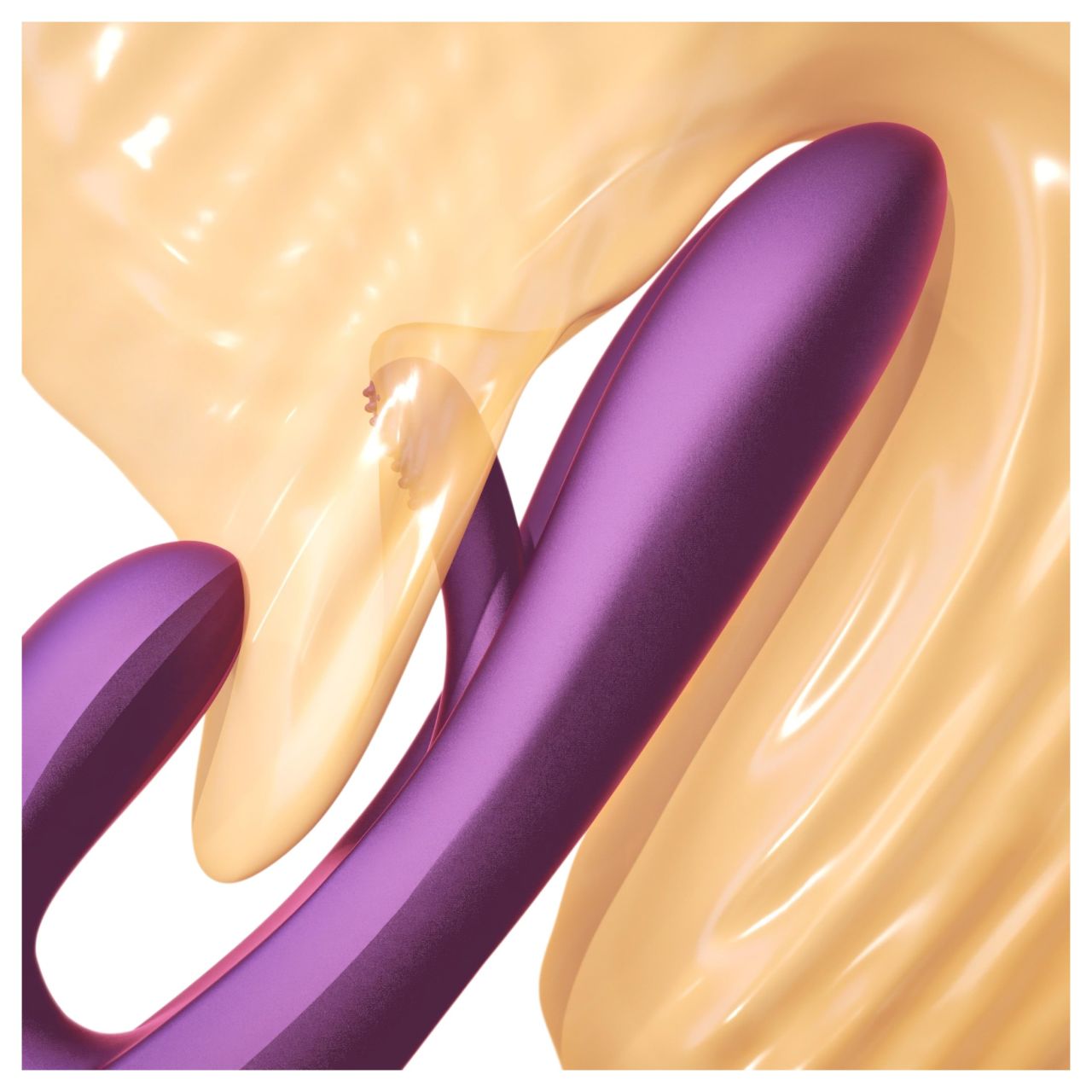 Honey Play Box Terri - App-vezérelt csiklókaros vibrátor (lila)