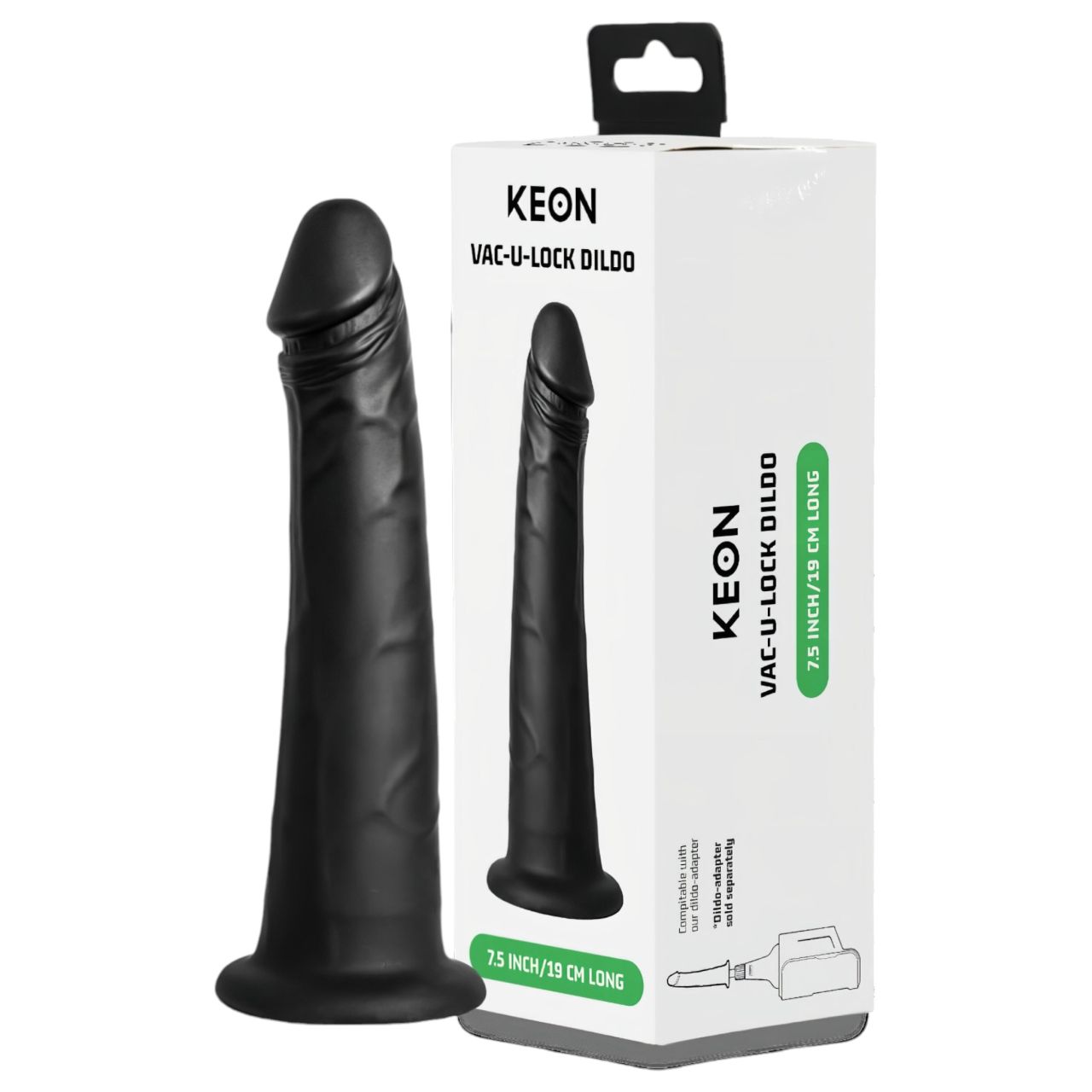 Kiiroo élethű vákuum dildó - 19 cm (fekete) Kiiroo élethű vákuum dildó - 19 cm (fekete)