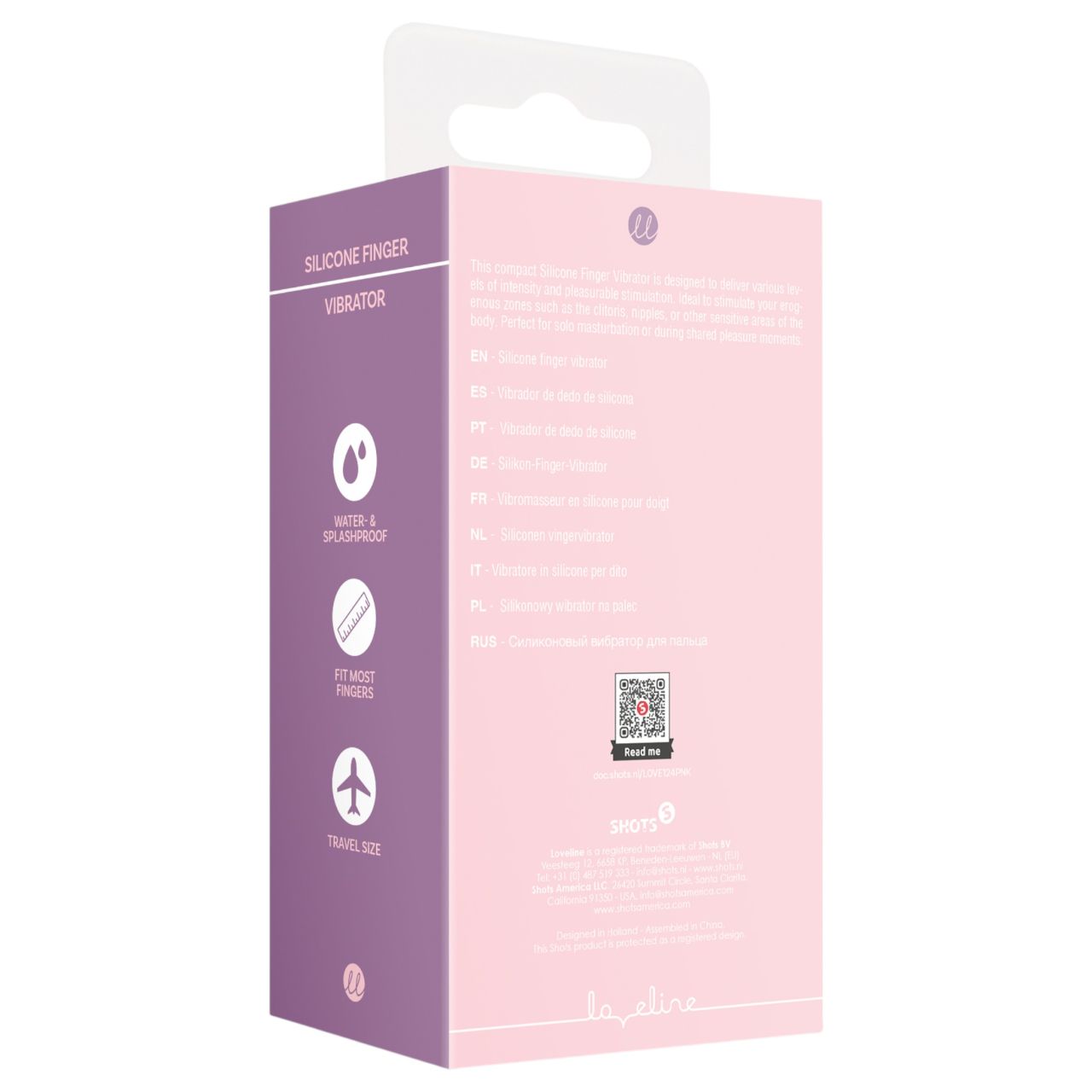 Loveline - bordázott ujjvibrátor csiklóizgató (pink) Loveline - bordázott ujjvibrátor csiklóizgató (pink)