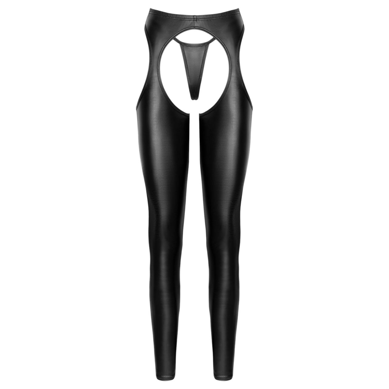 Cottelli - nyitott chaps nadrág és tanga szett (fekete) Cottelli - nyitott chaps nadrág és tanga szett (fekete)