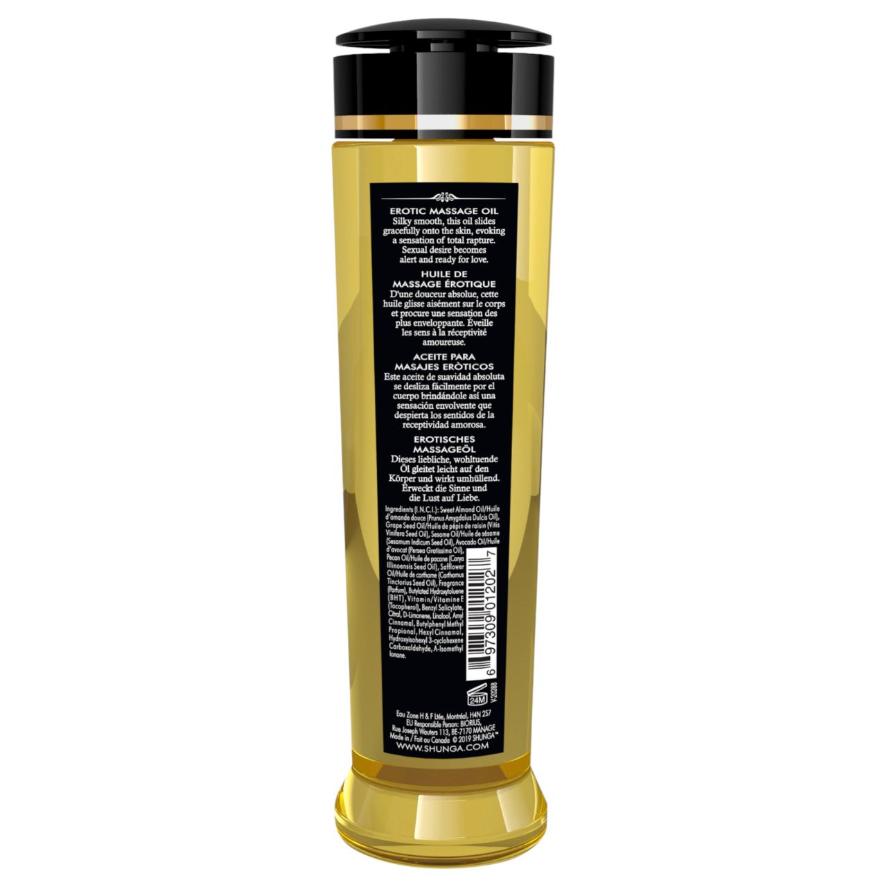 Shunga - erotikus masszázsolaj egzotikus gyümölcs illattal (240 ml)