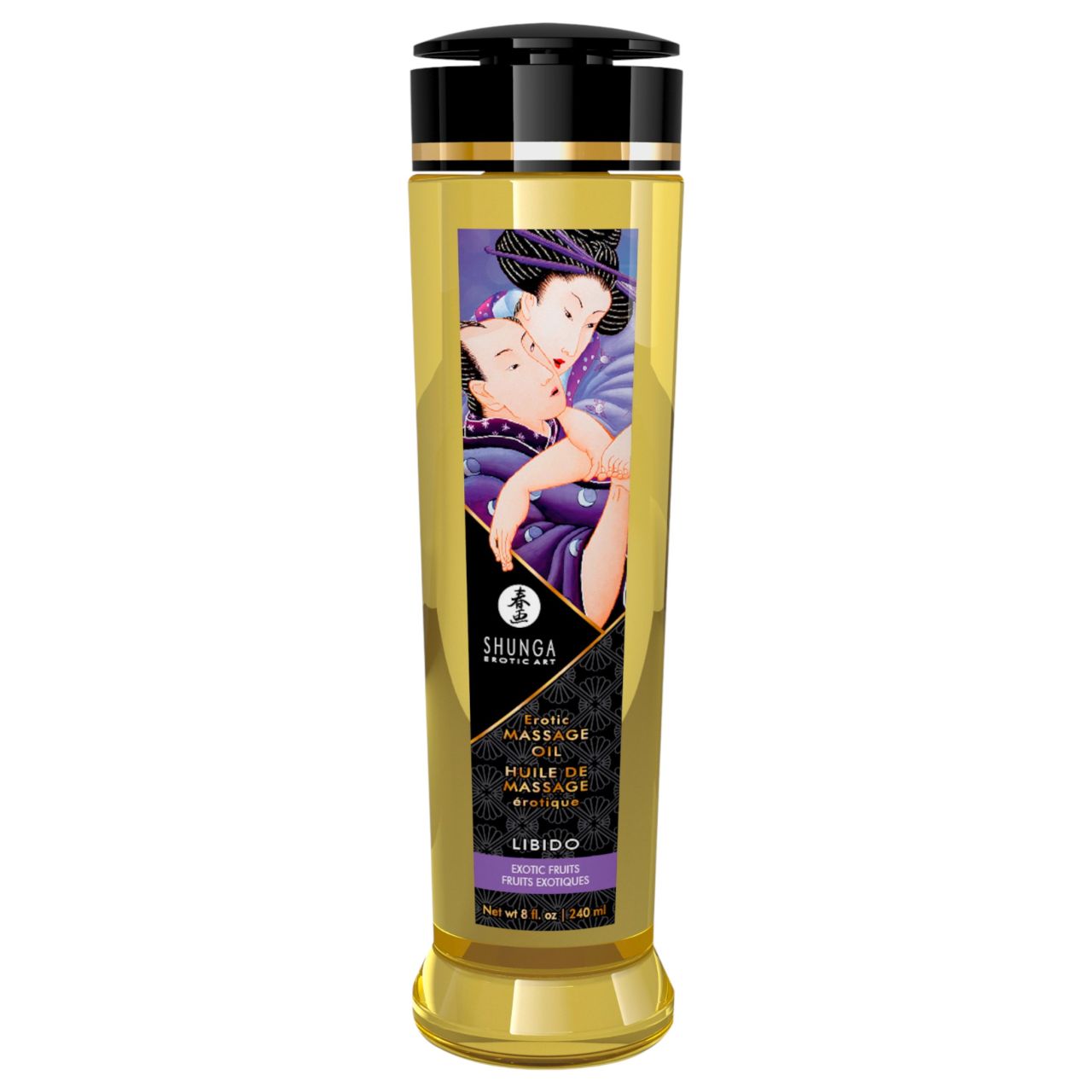 Shunga - erotikus masszázsolaj egzotikus gyümölcs illattal (240 ml)