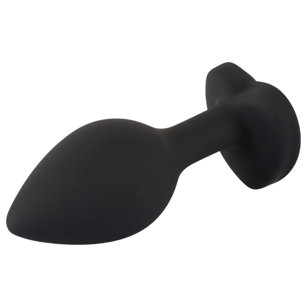 You2Toys Anal Plug - fehér köves anál plug (fekete)