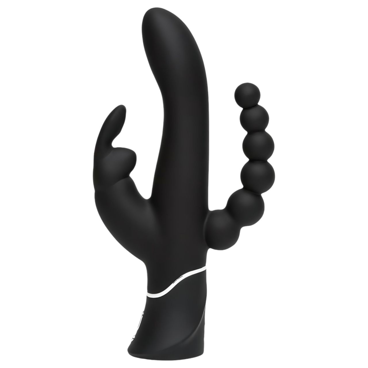 Happyrabbit Triple - akkus csikló- és análkaros vibrátor (fekete) Happyrabbit Triple - akkus csikló- és análkaros vibrátor (fekete)