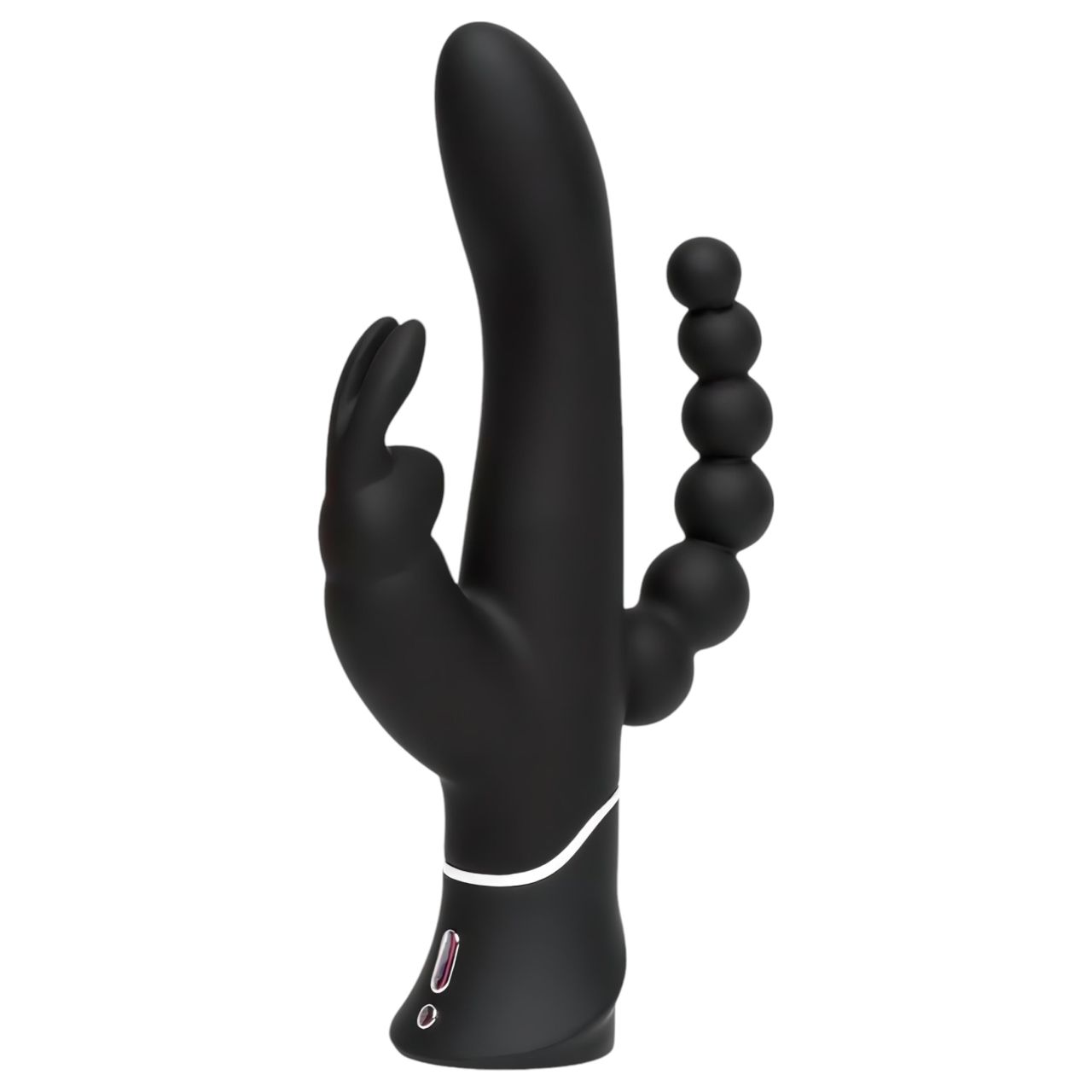 Happyrabbit Triple - akkus csikló- és análkaros vibrátor (fekete) Happyrabbit Triple - akkus csikló- és análkaros vibrátor (fekete)
