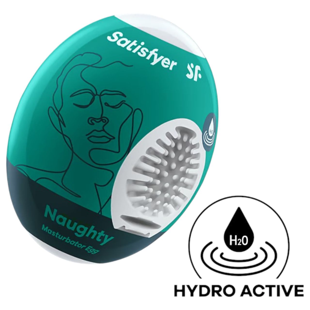Satisfyer Egg Naughty - tojás maszturbátor férfiaknak (1 db) Satisfyer Egg Naughty - tojás maszturbátor férfiaknak (1 db)