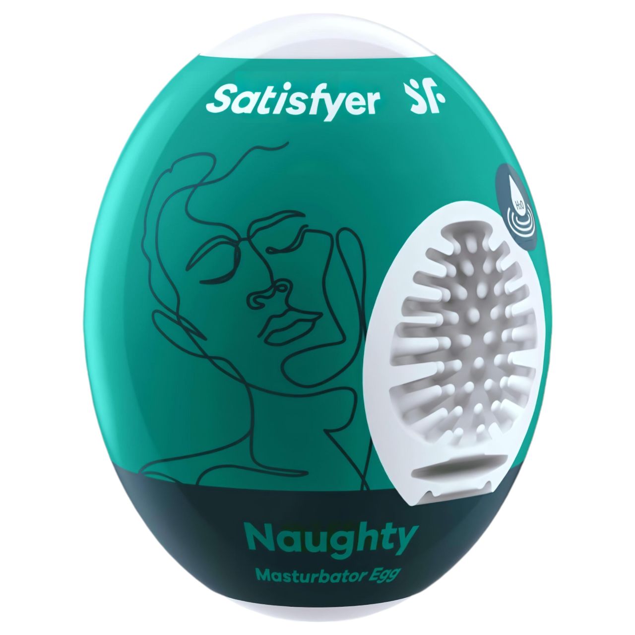 Satisfyer Egg Naughty - tojás maszturbátor férfiaknak (1 db) Satisfyer Egg Naughty - tojás maszturbátor férfiaknak (1 db)