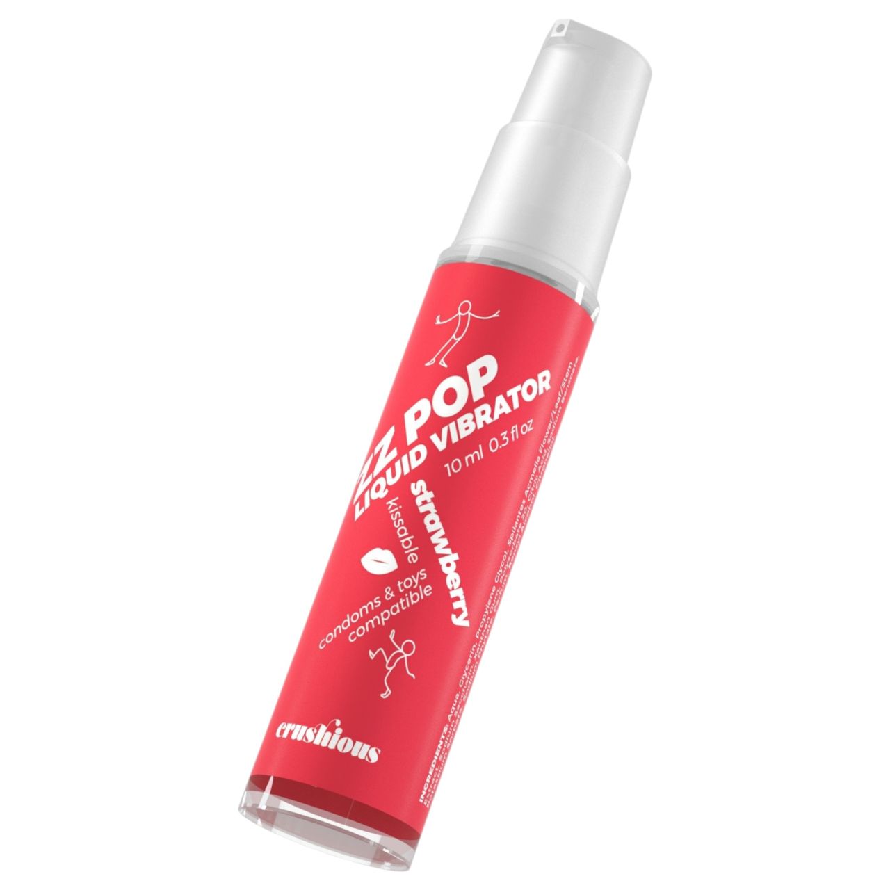 Crushious ZZ POP - ehető folyékony vibrátor, eper (10ml) Crushious ZZ POP - ehető folyékony vibrátor, eper (10ml)