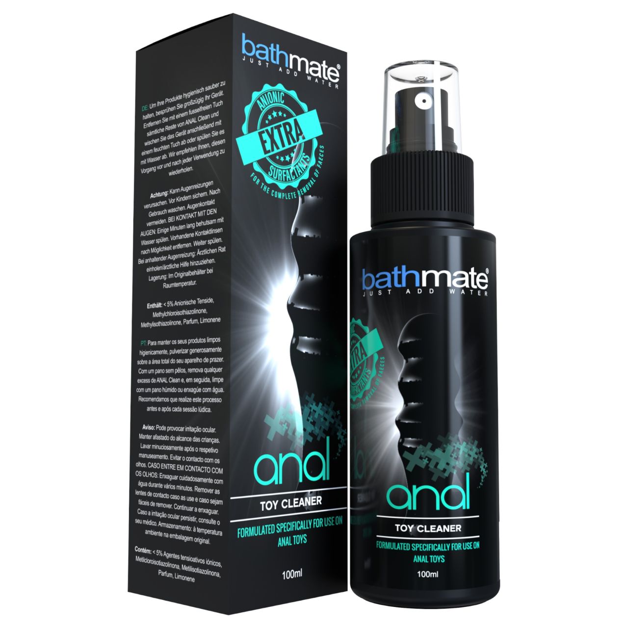 Bathmate - anál tisztító és fertőtlenítő spray szexjátékokhoz (100 ml) Bathmate - anál tisztító és fertőtlenítő spray szexjátékokhoz (100 ml)