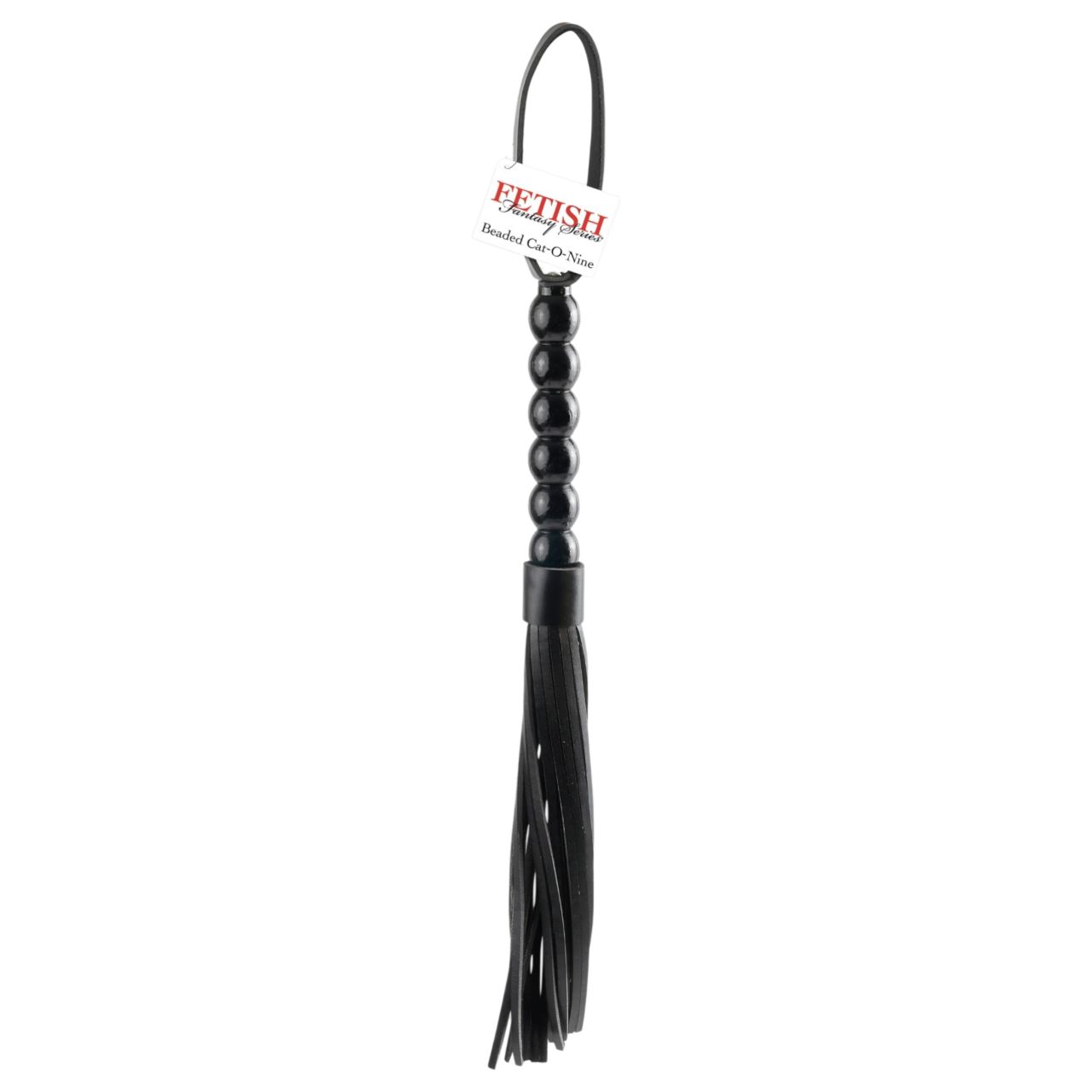 Fetish Fantasy - gyöngyös ostor (fekete) Fetish Fantasy - gyöngyös ostor (fekete)
