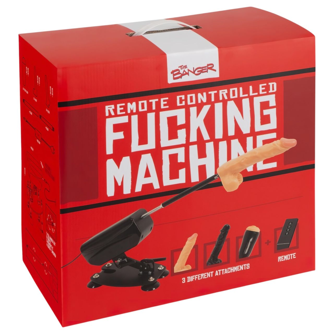 The Banger Fucking Machine - szexgép + 2 dildó és 1 műpunci The Banger Fucking Machine - szexgép + 2 dildó és 1 műpunci