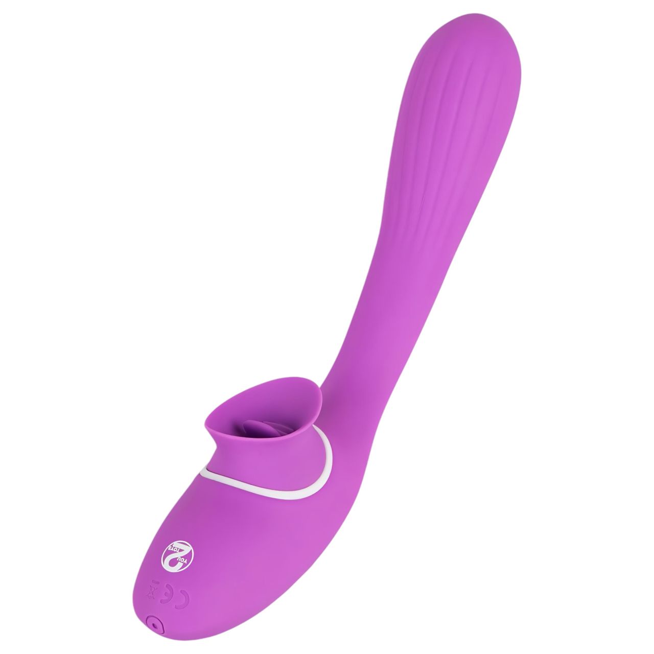 You2Toys 2 Function Vibe - akkus 2in1 vibrátor (lila) You2Toys 2 Function Vibe - akkus 2in1 vibrátor (lila)
