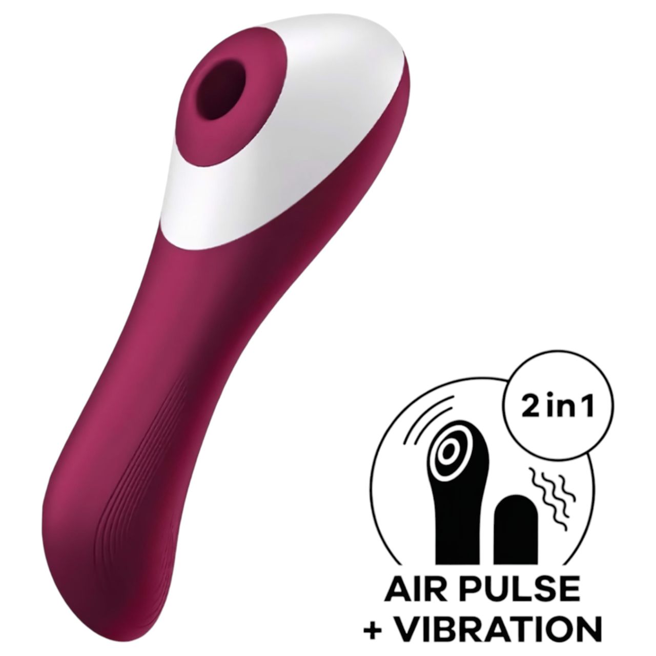 Satisfyer Dual Crush 2in1 csiklószívó + G-pont vibrátor (piros) Satisfyer Dual Crush 2in1 csiklószívó + G-pont vibrátor (piros)