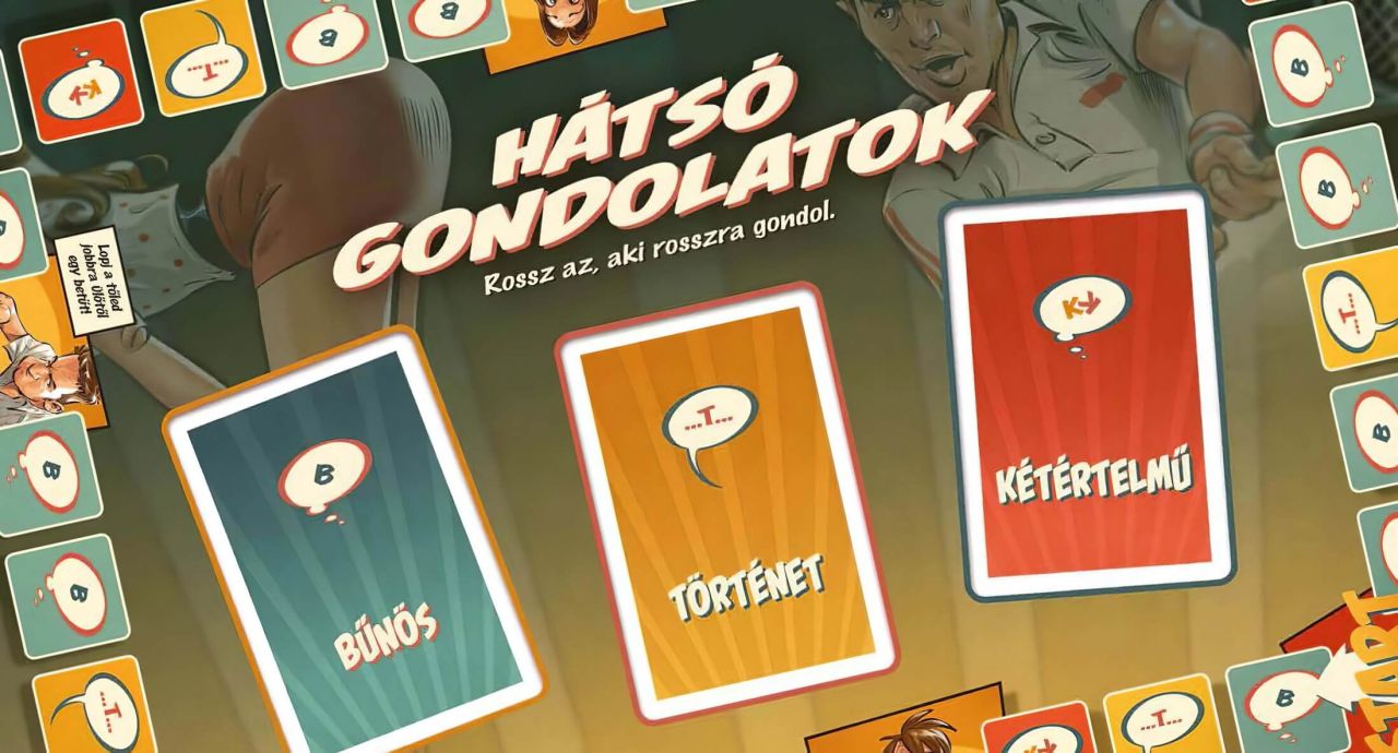 Hátsó gondolatok - Sikamlós találós kérdések felnőtt szex társasjáték Hátsó gondolatok - Sikamlós találós kérdések felnőtt szex társasjáték