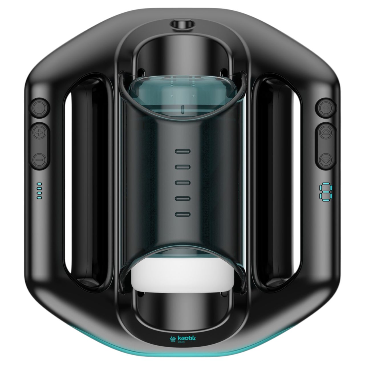 Kaotik Labs Jetpack - kétkezes automata interaktív maszturbátor (fekete)