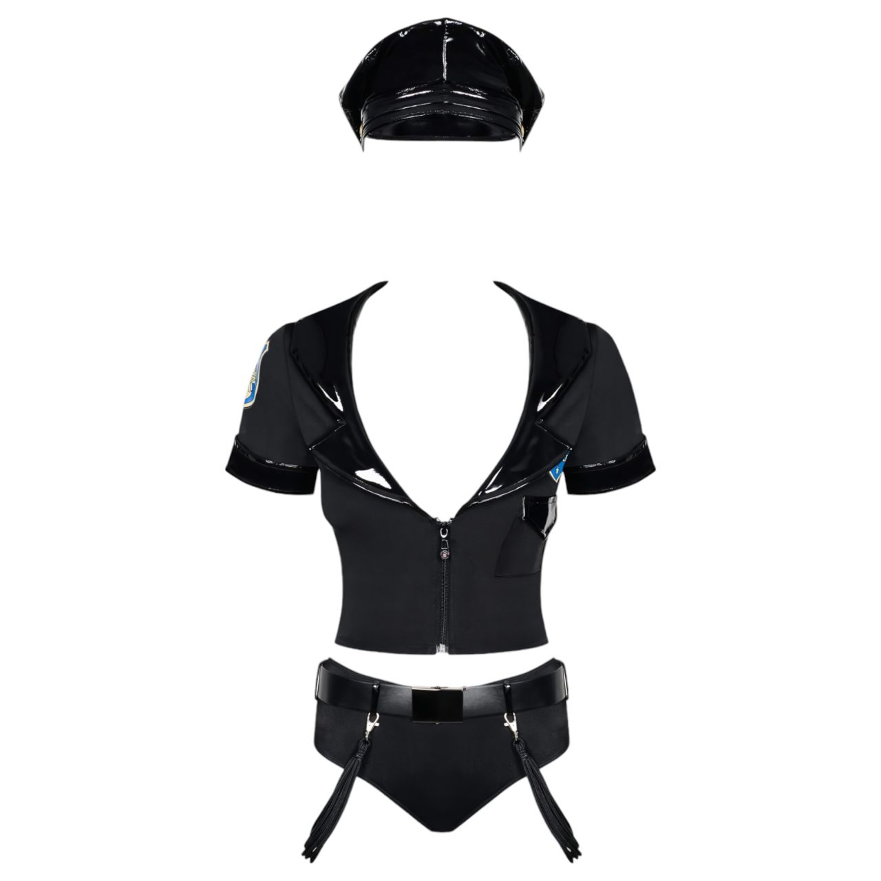 Obsessive Police - szexi rendőrnő jelmez szett (S/M) Obsessive Police - szexi rendőrnő jelmez szett (S/M)