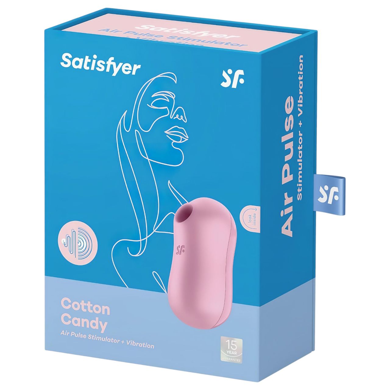 / Satisfyer Cotton Candy - akkus léghullámos csikló vibrátor (lila) / Satisfyer Cotton Candy - akkus léghullámos csikló vibrátor (lila)