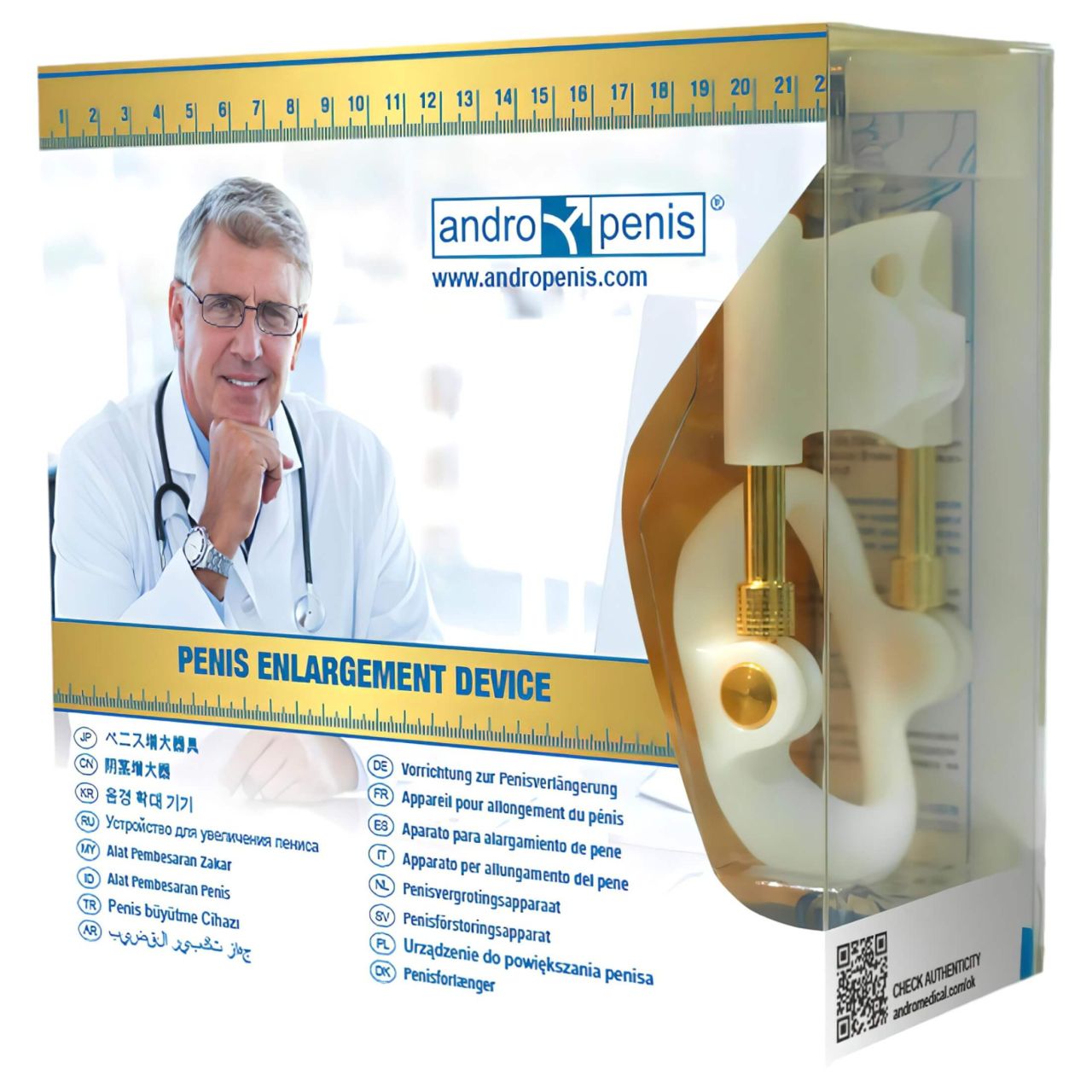 Andromedical AndroPenis Gold - pénisznövelő és pénisznyújtó készülék Andromedical AndroPenis Gold - pénisznövelő és pénisznyújtó készülék