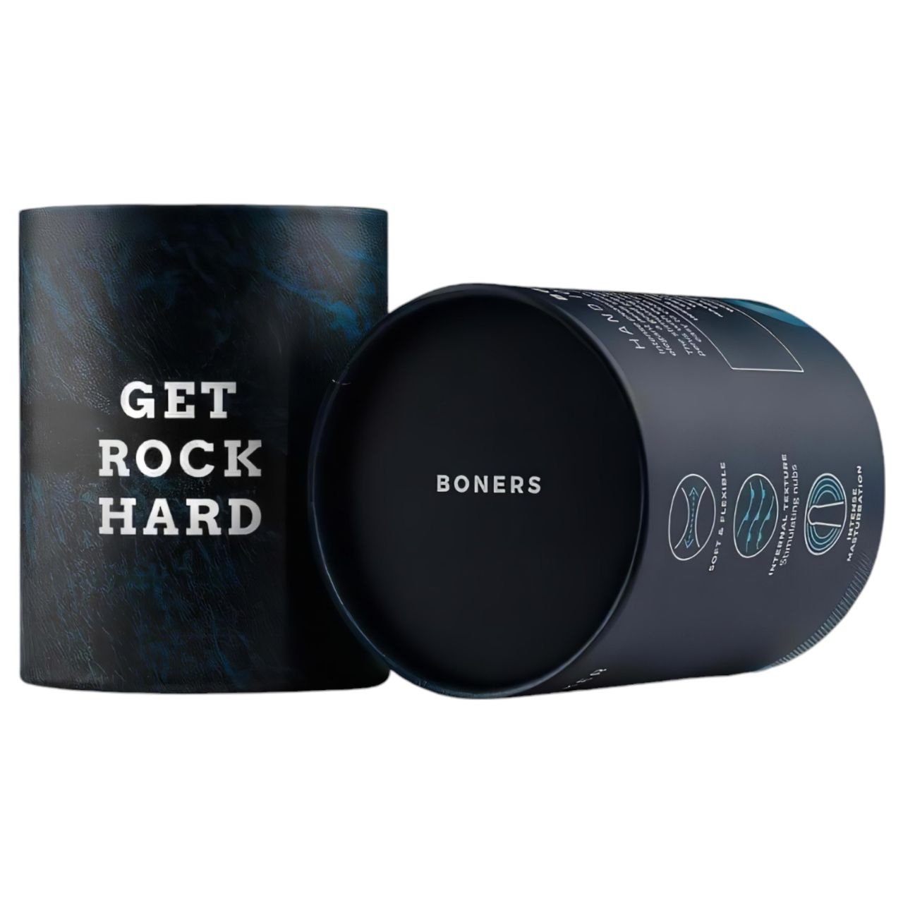 Boners Get Rock Hard - utazó maszturbátor férfiaknak (szürke)
