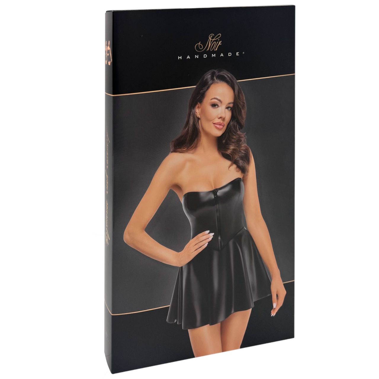 Noir Libido - szexi matt miniruha (fekete) Noir Libido - szexi matt miniruha (fekete)