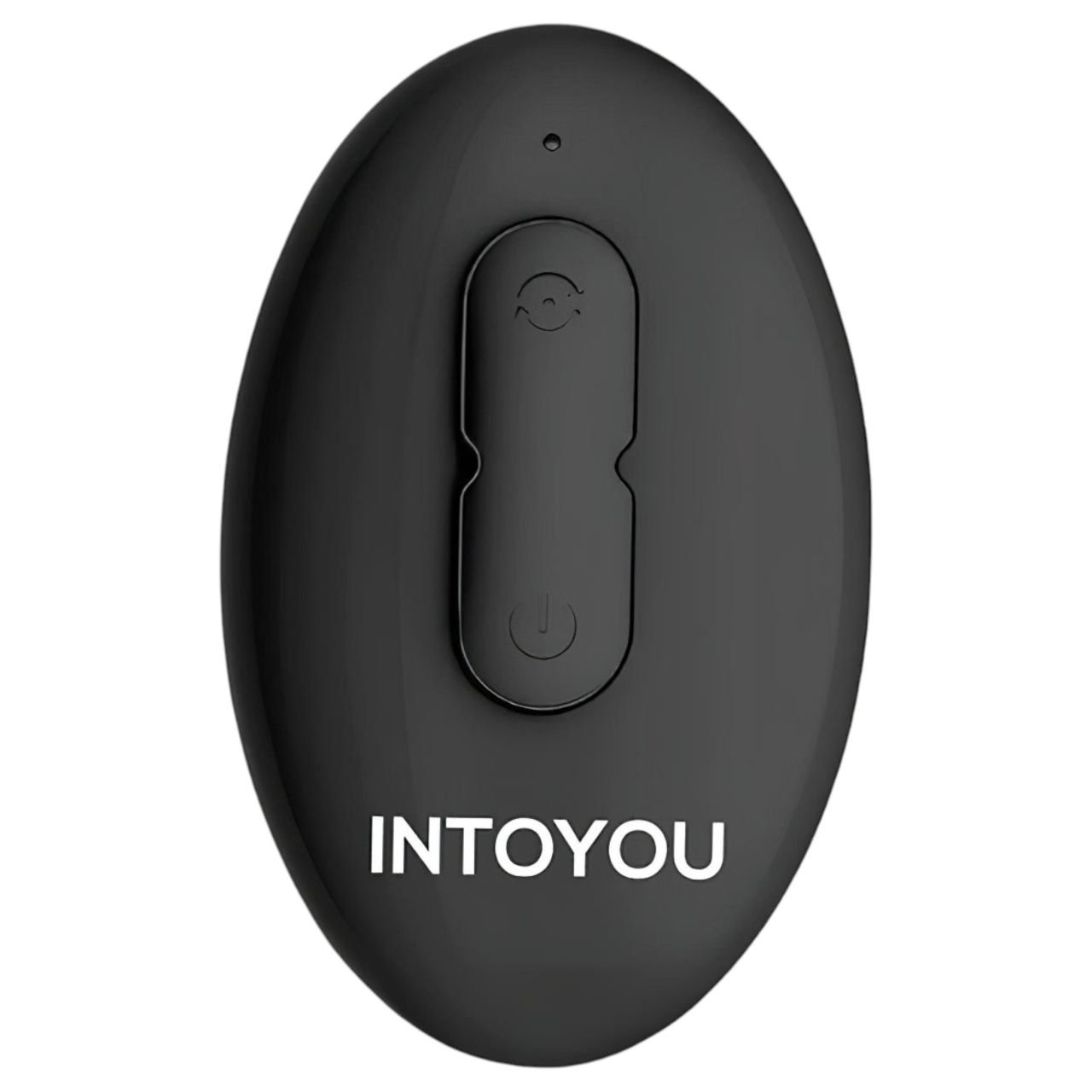 IntoYou Bruce - rádiós forgó prosztata vibrátor dupla gyűrűvel (fekete)
