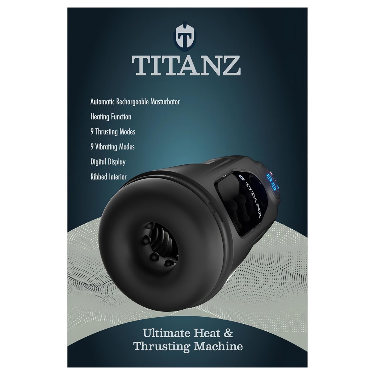 Titanz Ultimate Heat & Thrusting - automata lökő maszturbátor (fekete) Titanz Ultimate Heat & Thrusting - automata lökő maszturbátor (fekete)