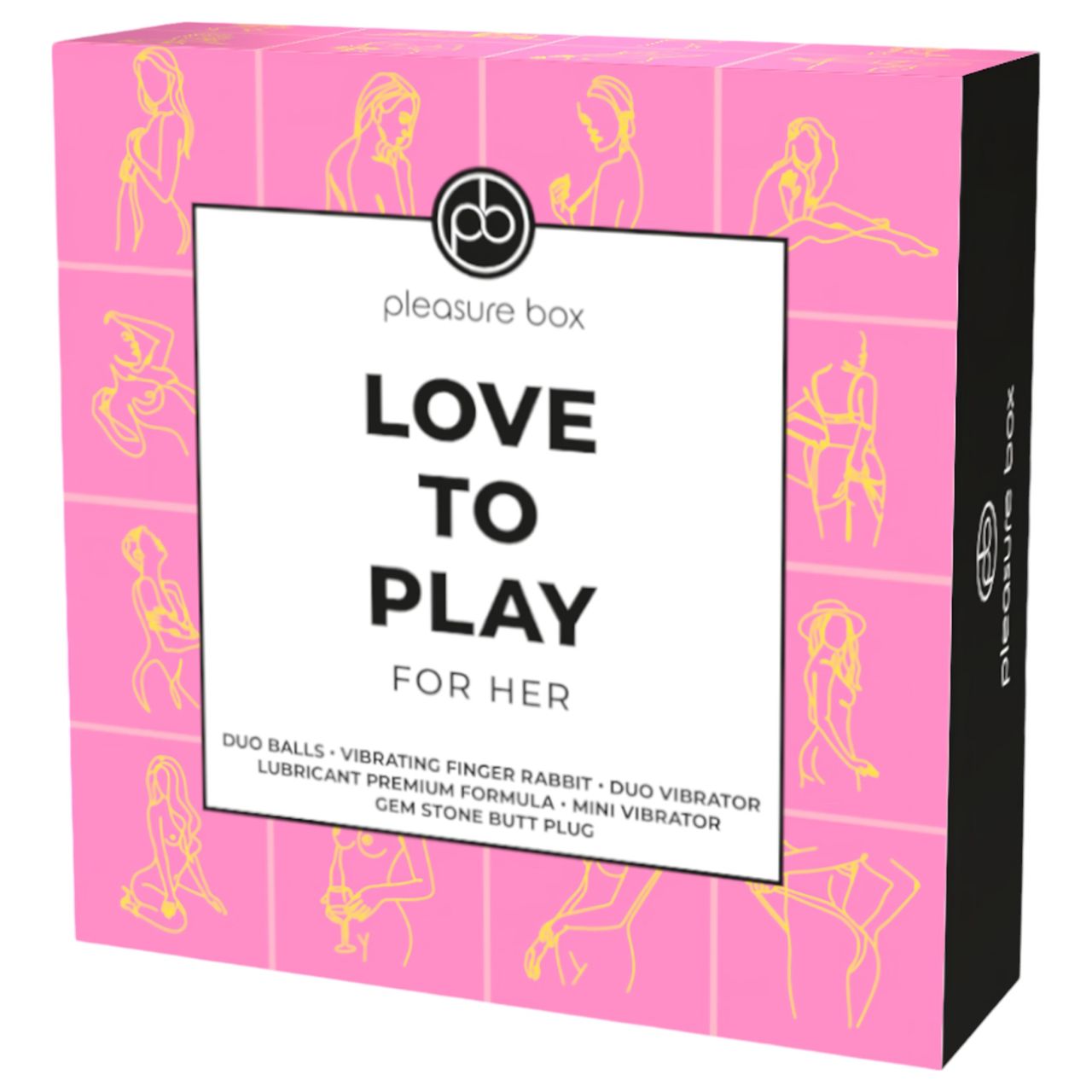 Pleasure Box Love to Play - vibrátor szett - 6 részes (pink-lila) Pleasure Box Love to Play - vibrátor szett - 6 részes (pink-lila)