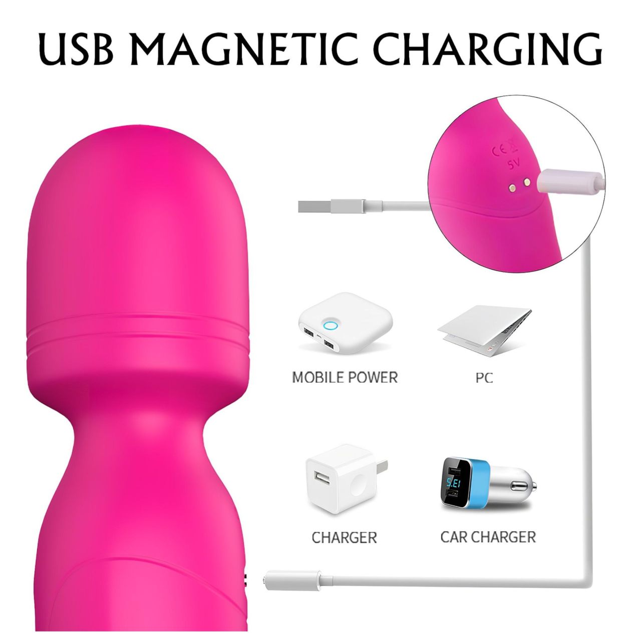 Sex HD Iris - 2 motoros melegítő wand masszírozó vibrátor (pink) Sex HD Iris - 2 motoros melegítő wand masszírozó vibrátor (pink)
