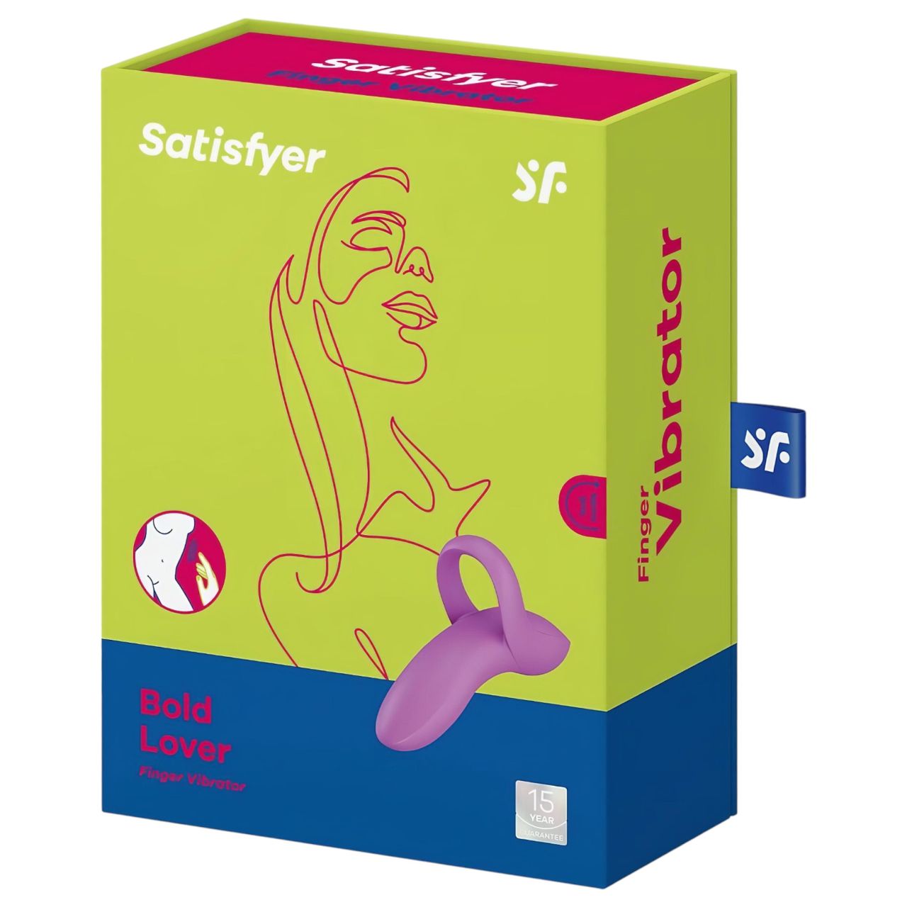 Satisfyer Bold Lover - akkus vízálló ujjvibrátor nőknek és (pink) Satisfyer Bold Lover - akkus vízálló ujjvibrátor nőknek és (pink)