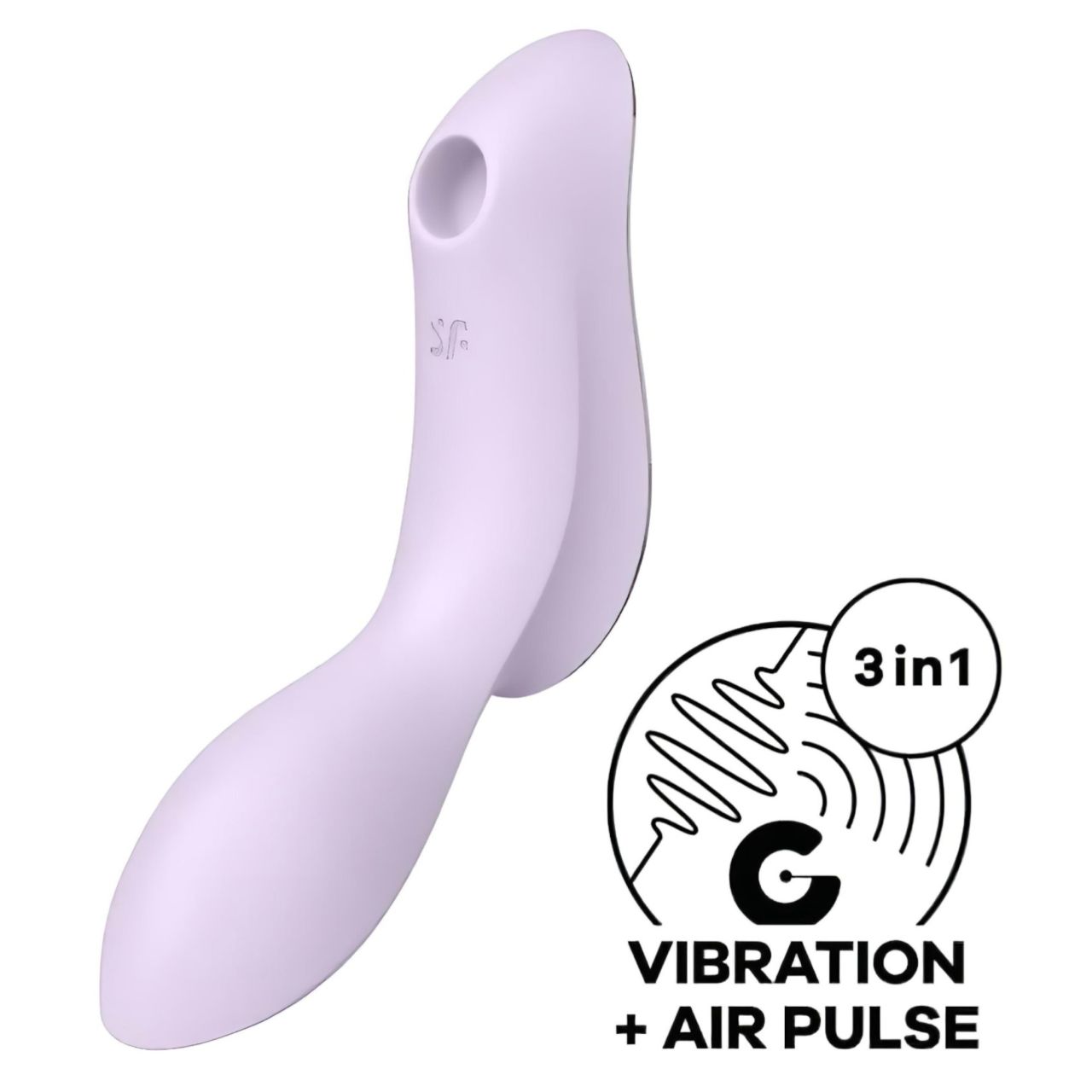 Satisfyer Curvy Trinity 2 - léghullámos 2in1 vibrátor (lila) Satisfyer Curvy Trinity 2 - léghullámos 2in1 vibrátor (lila)