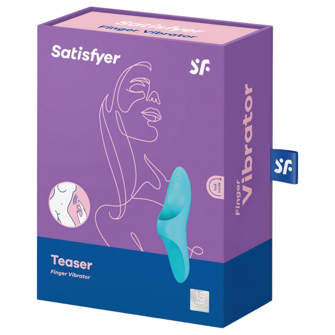 Satisfyer Teaser - akkus, vízálló ujjvibrátor (türkiz) Satisfyer Teaser - akkus, vízálló ujjvibrátor (türkiz)