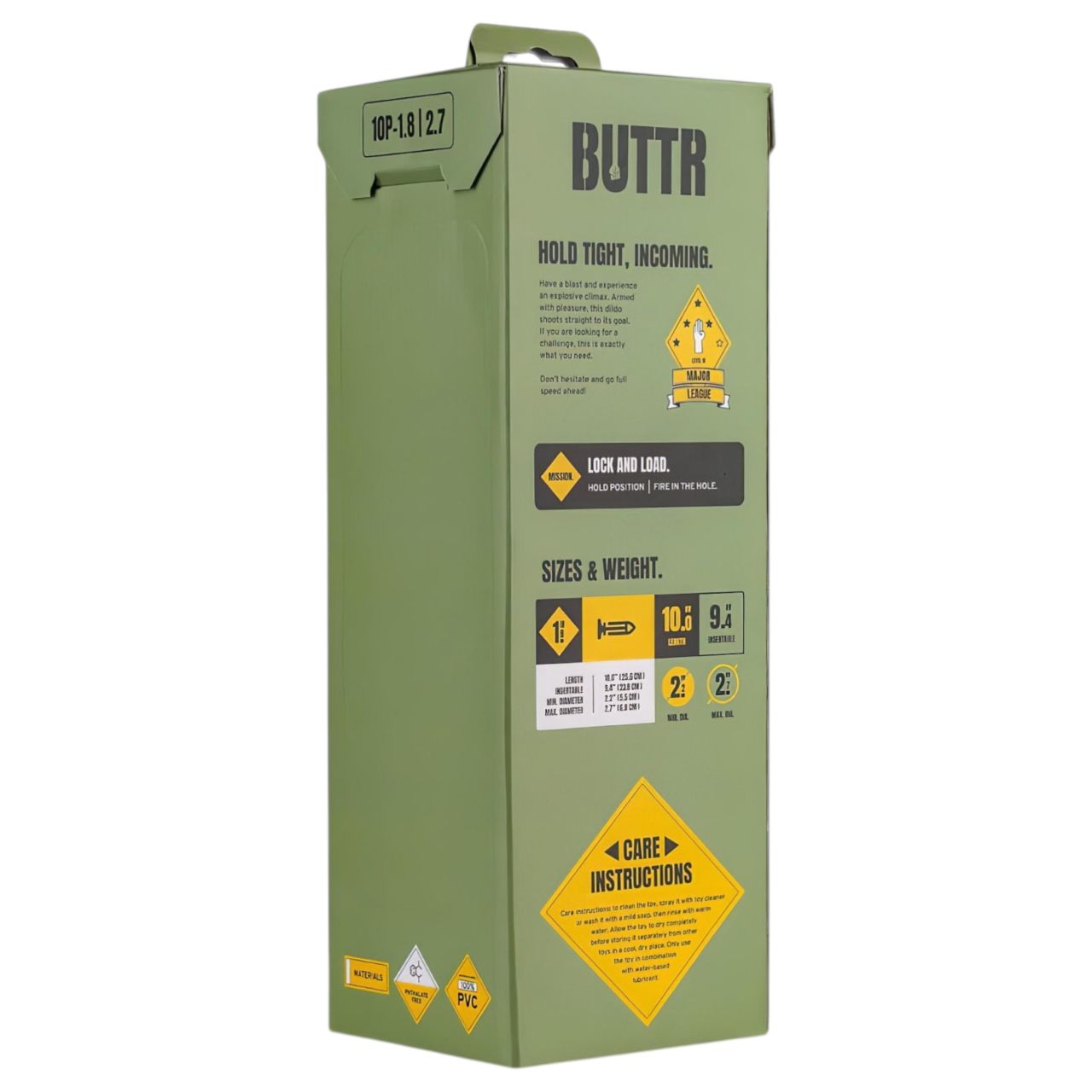 BUTTR 10 Punder - tapadókorongos nagyméretű anál dildó (fekete) BUTTR 10 Punder - tapadókorongos nagyméretű anál dildó (fekete)