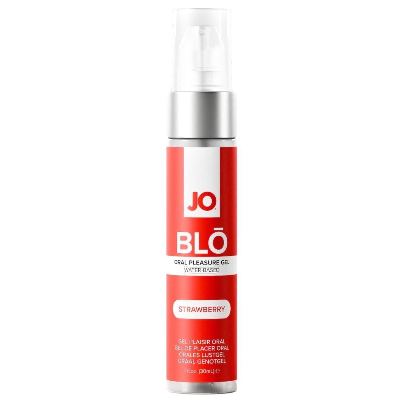 System JO BLO - ízes orál gél, eper (30ml) System JO BLO - ízes orál gél, eper (30ml)