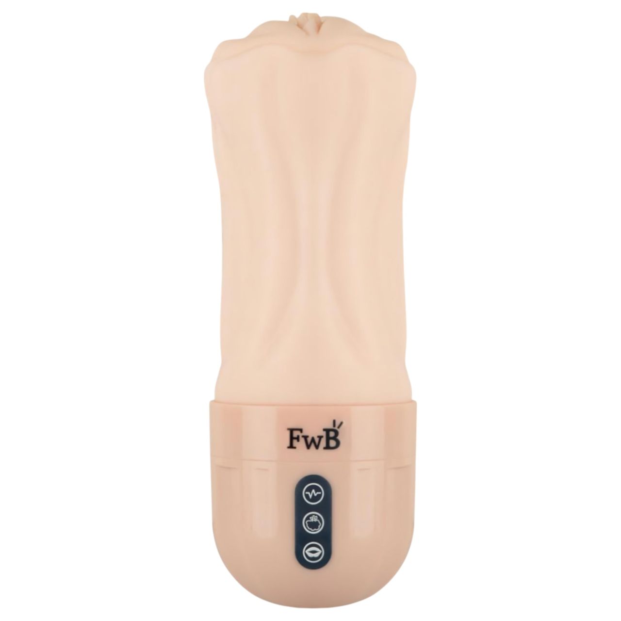 FWB - élethű, rezgő, szívó művagina, maszturbátor férfiaknak (testszínű)