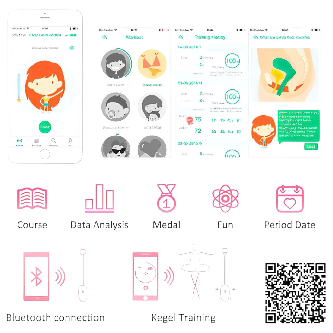 Magic Motion Kegel Coach - app-vezérelt vibrációs gésagolyó (pink) Magic Motion Kegel Coach - app-vezérelt vibrációs gésagolyó (pink)