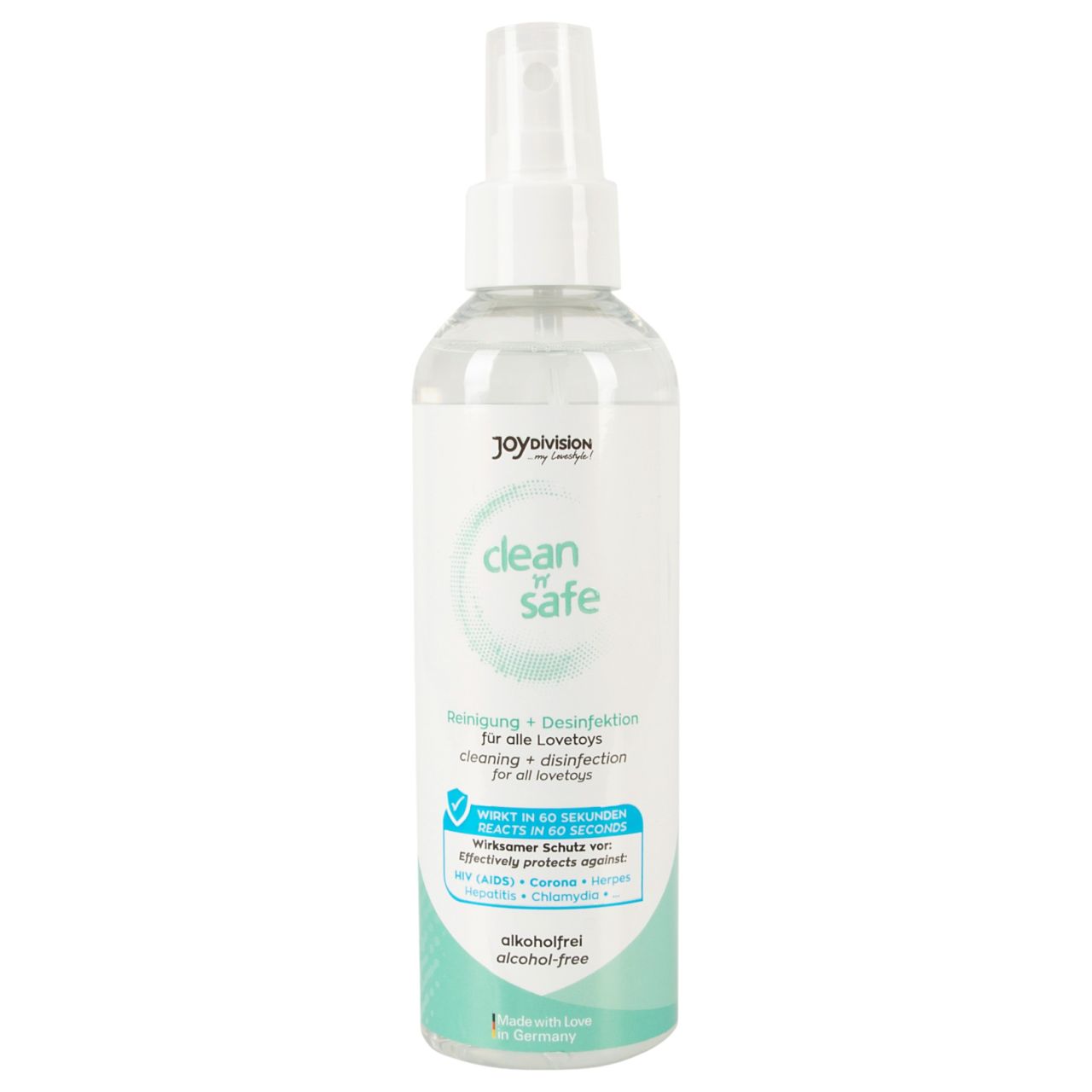 JoyDivision Clean Safe - fertőtlenítő tisztító spray (200 ml) JoyDivision Clean Safe - fertőtlenítő tisztító spray (200 ml)