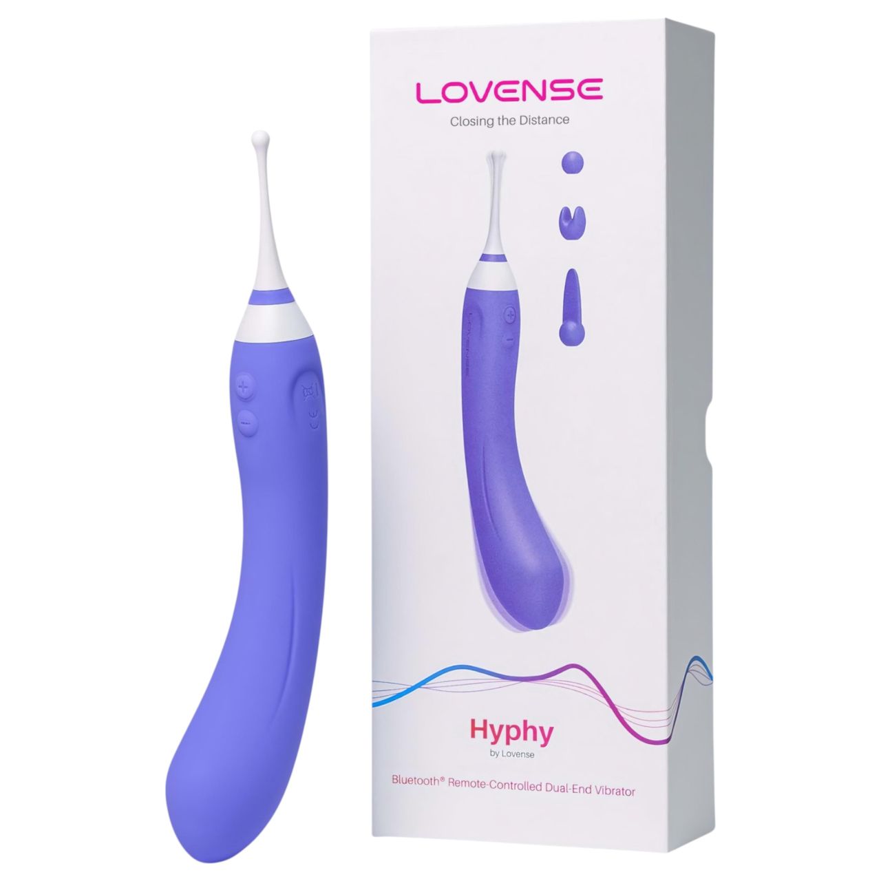 Lovense Hyphy - App-vezérelt 2in1 vibrátor (lila) Lovense Hyphy - App-vezérelt 2in1 vibrátor (lila)