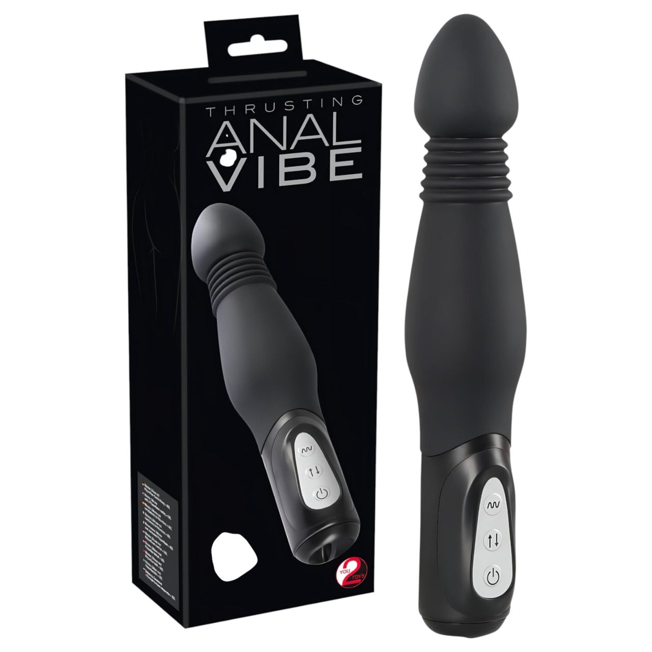You2Toys Anal Vibe - lökő anál vibrátor (fekete) You2Toys Anal Vibe - lökő anál vibrátor (fekete)